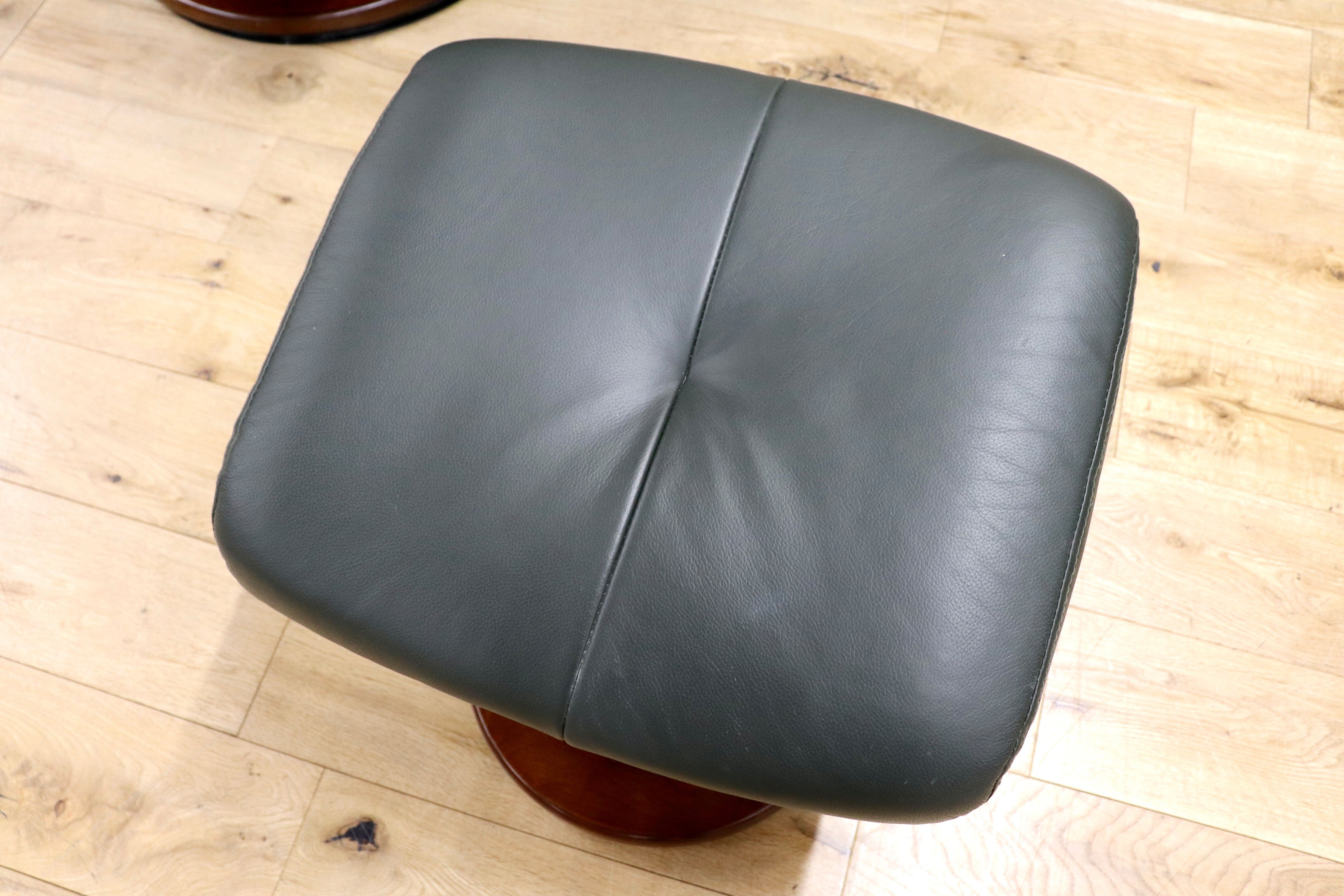 GMIK567○リクライニングチェア オットマンセット パーソナルチェア 1人掛けソファ 回転式 合皮 モダン 北欧スタイル 検) EKORNES