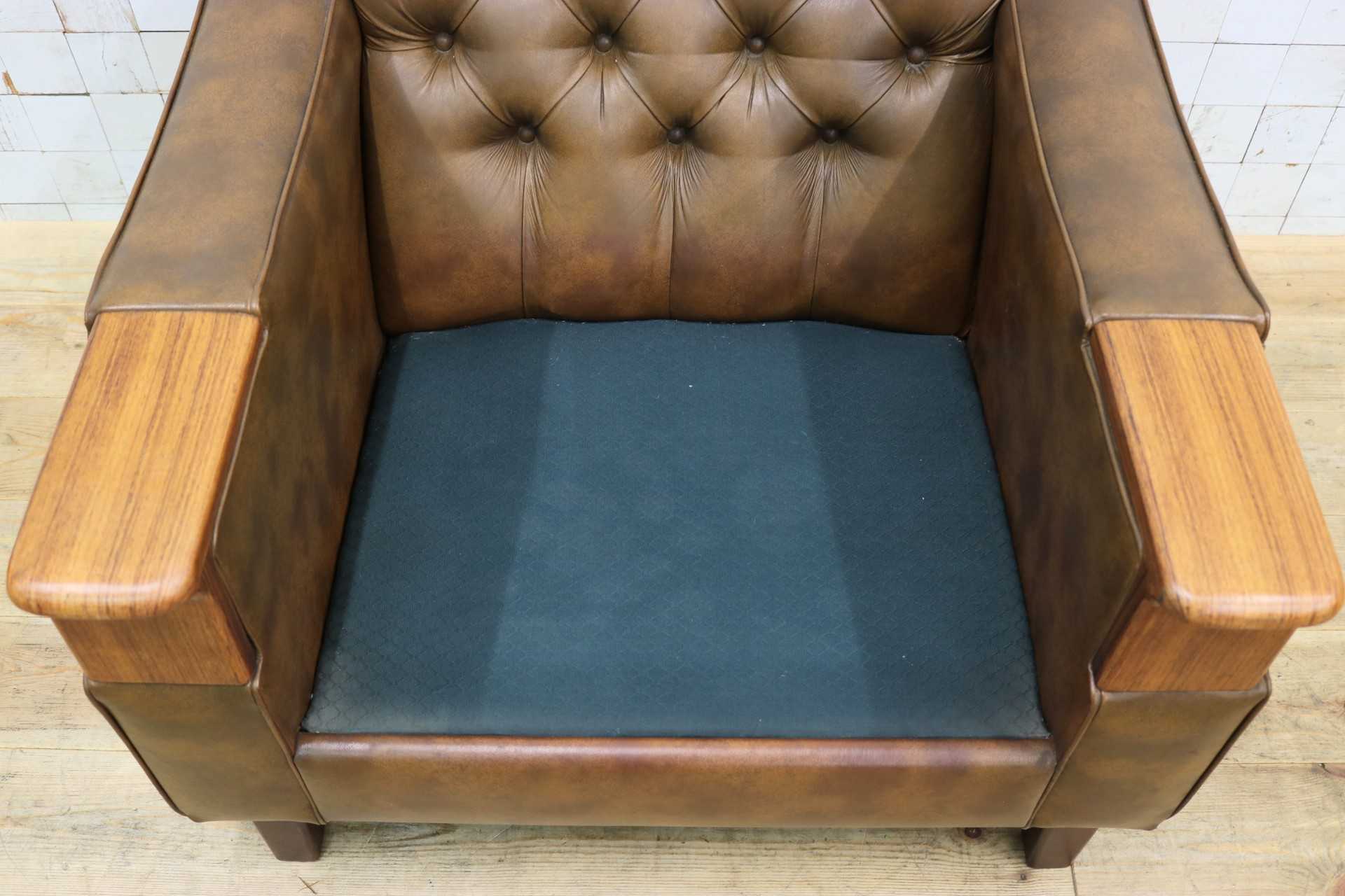 GMJH205B◯冨士ファニチア / FUJI FURNITUR シングルソファ ラウンジチェア パーソナルチェア レザー 応接室 昭和レトロ ヴィンテージ