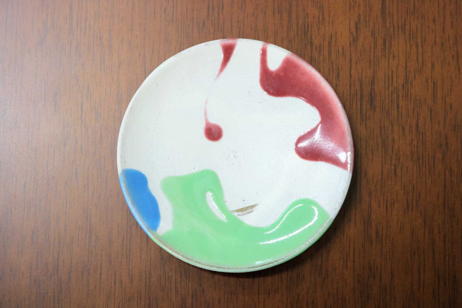 GMIO554B◯丹文窯 丹波焼 白小皿 陶器 伝統工芸 丹波篠山 未使用