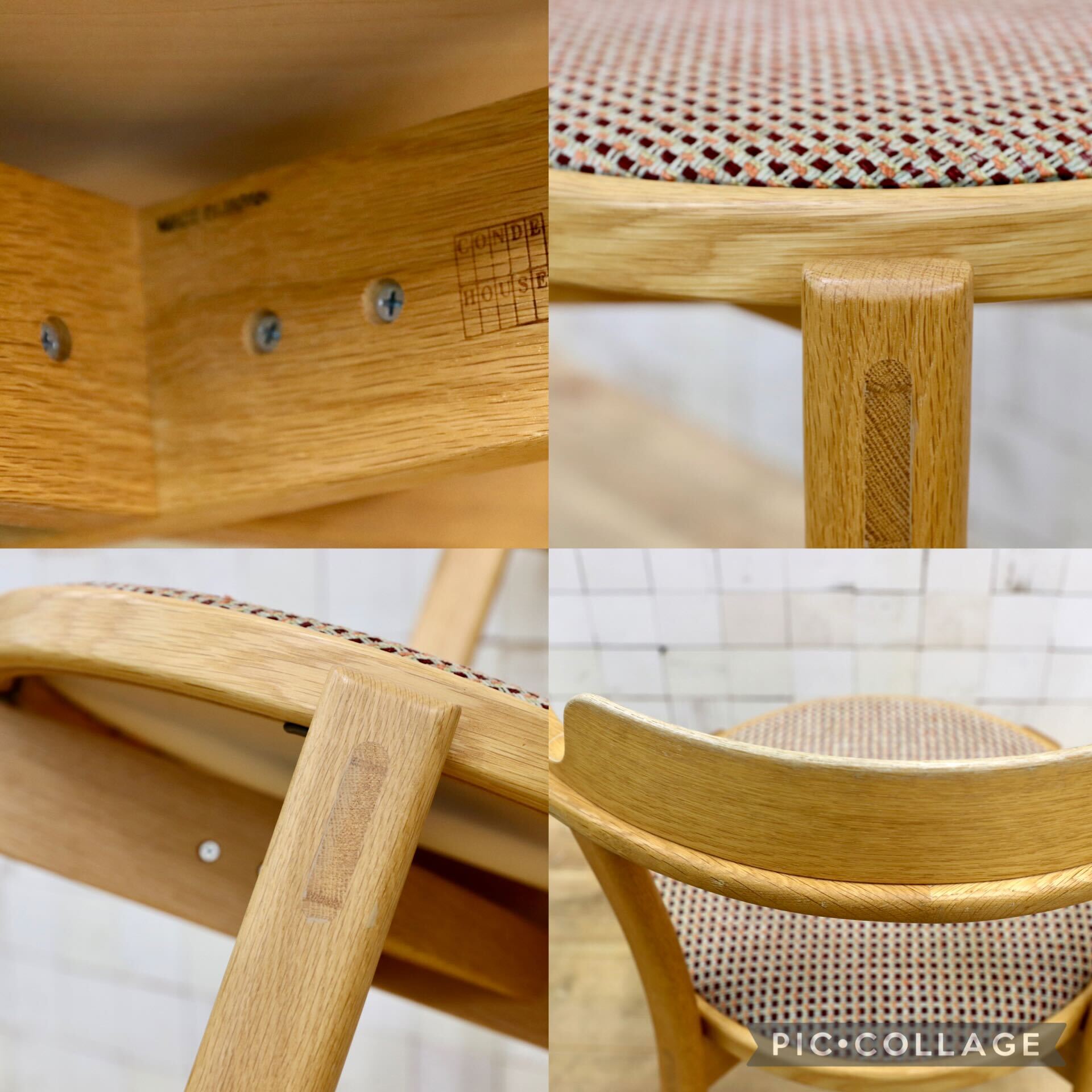 GMIS544A○CONDE HOUSE / カンディハウス ルントオム チェア ダイニングチェア 椅子 オーク材 北海道旭川 スチウレ・エング