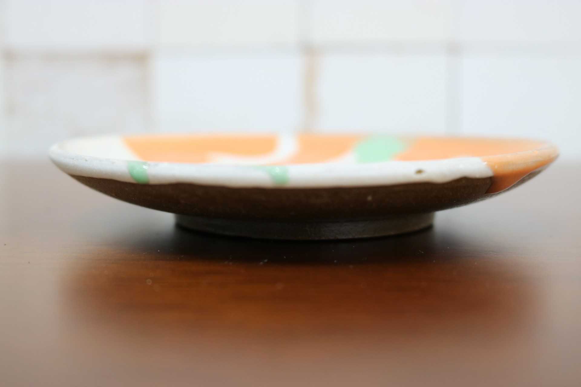 GMIO554A◯丹文窯 丹波焼 白小皿 陶器 伝統工芸 丹波篠山 未使用