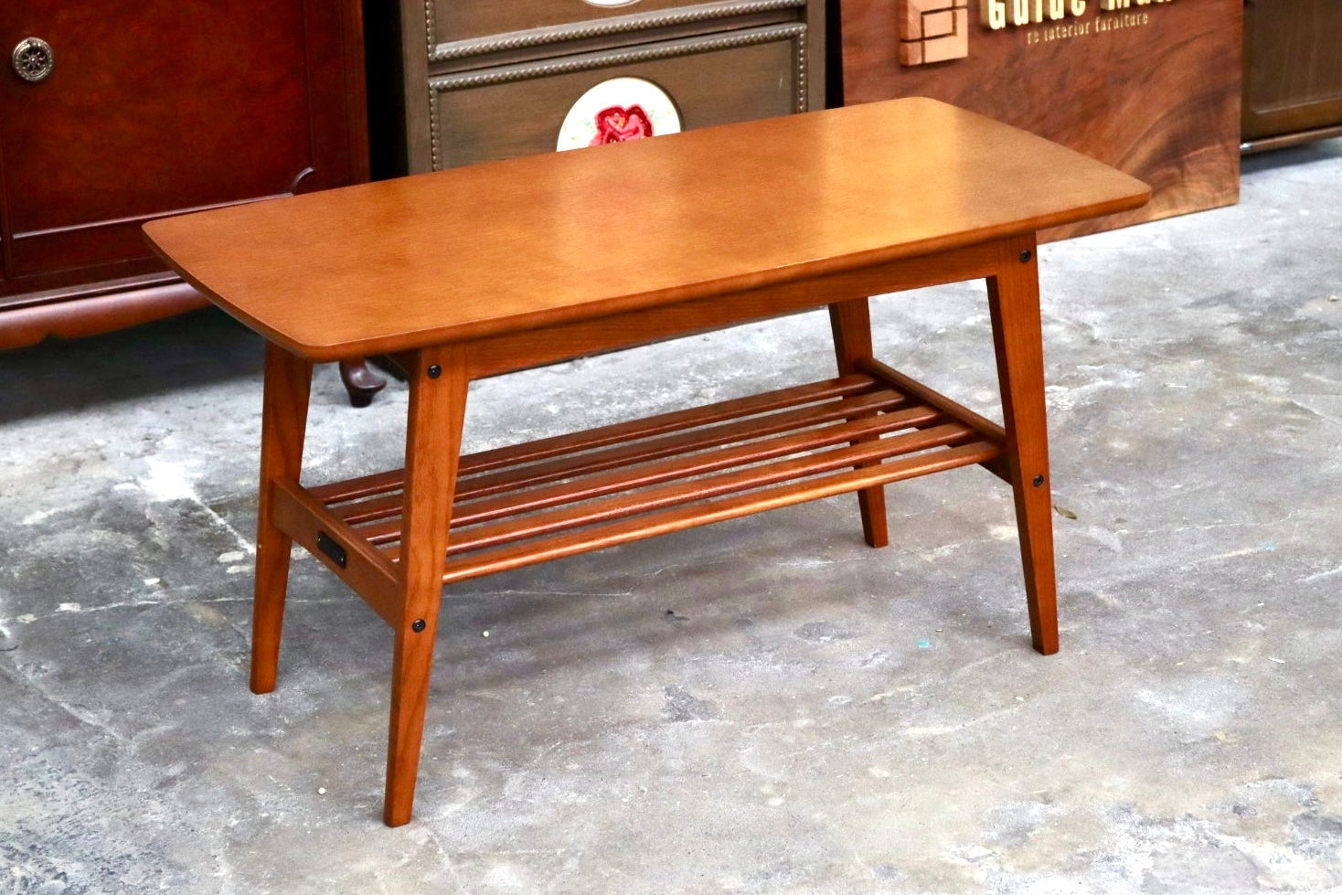 GMJK189○karimoku / カリモク カリモク60 リビングテーブル小 センターテーブル ローテーブル クラシック レトロ 展示品