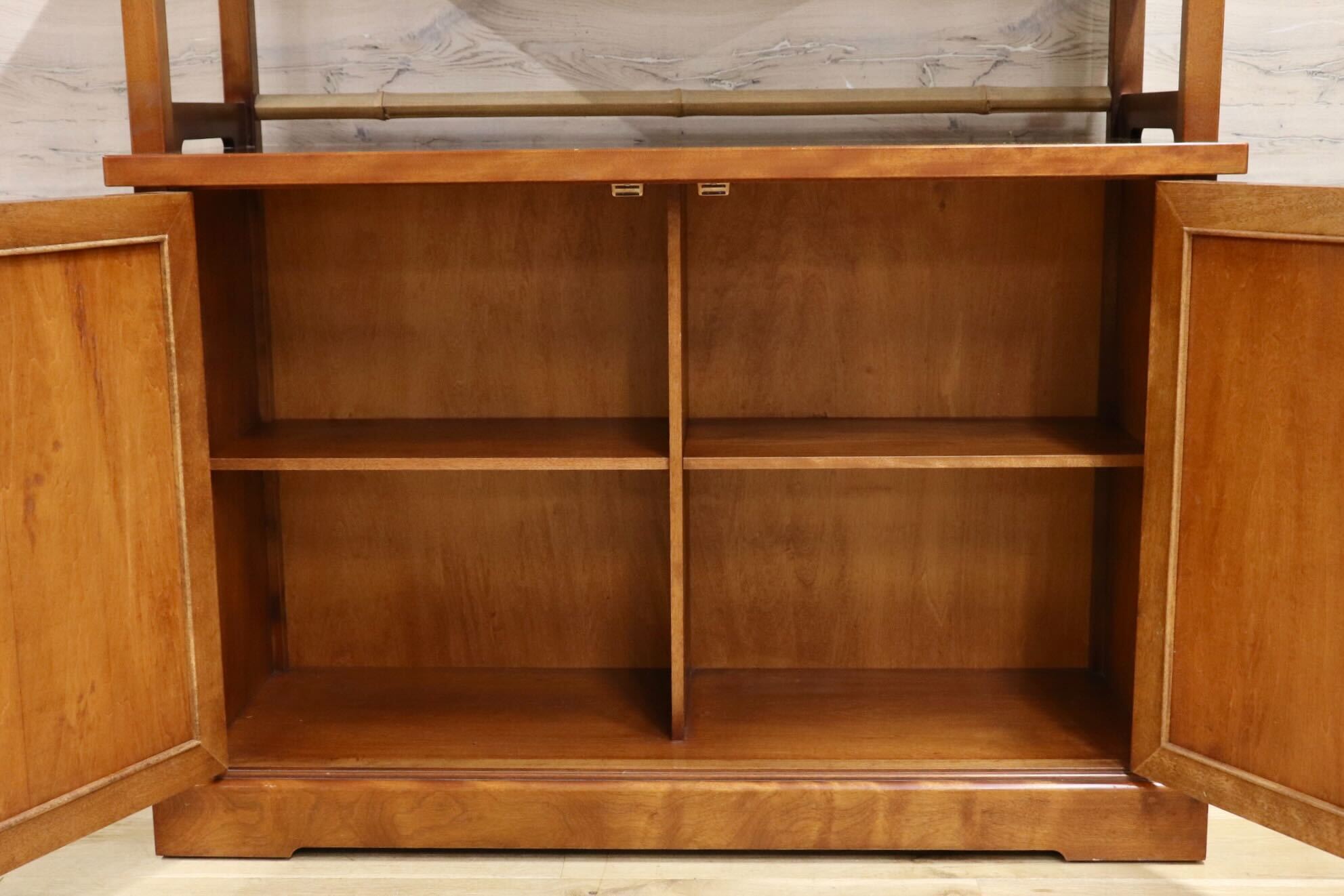 GMIH282A○モリシゲ / MORISHIGE オリーブ印 サイドボード 飾り棚 キャビネット 和家具 和モダン 昭和レトロ 希少