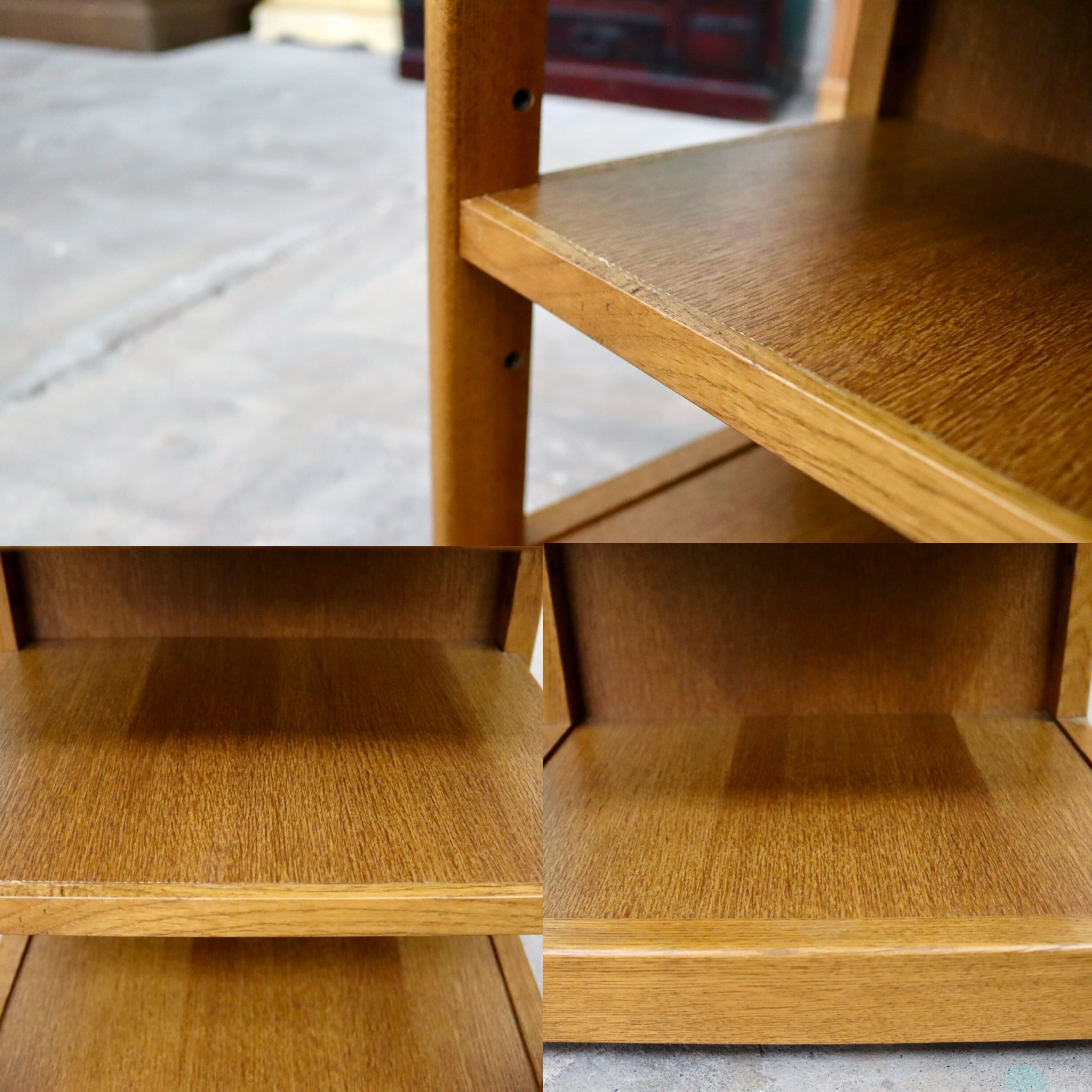 GMIS318○浜本工芸 / HAMAMOTO リビングワゴン サイドテーブル キャビネット 飾り台 キャスター付き 引き出し 国産家具