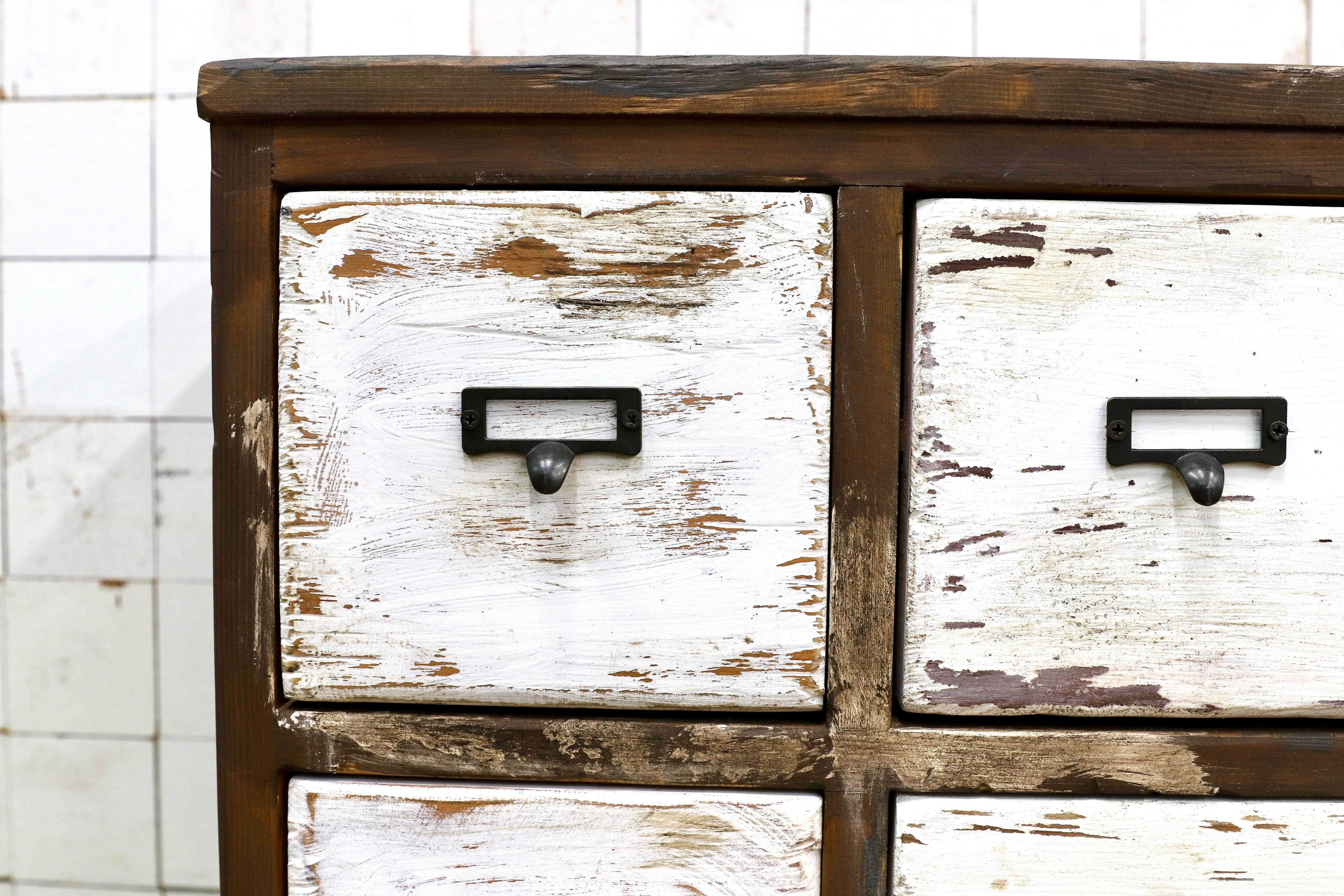 GMIS460○アンティーク ドロワーチェスト サイドボード チェスト 店舗什器 ヴィンテージ 定価約13万 展示品