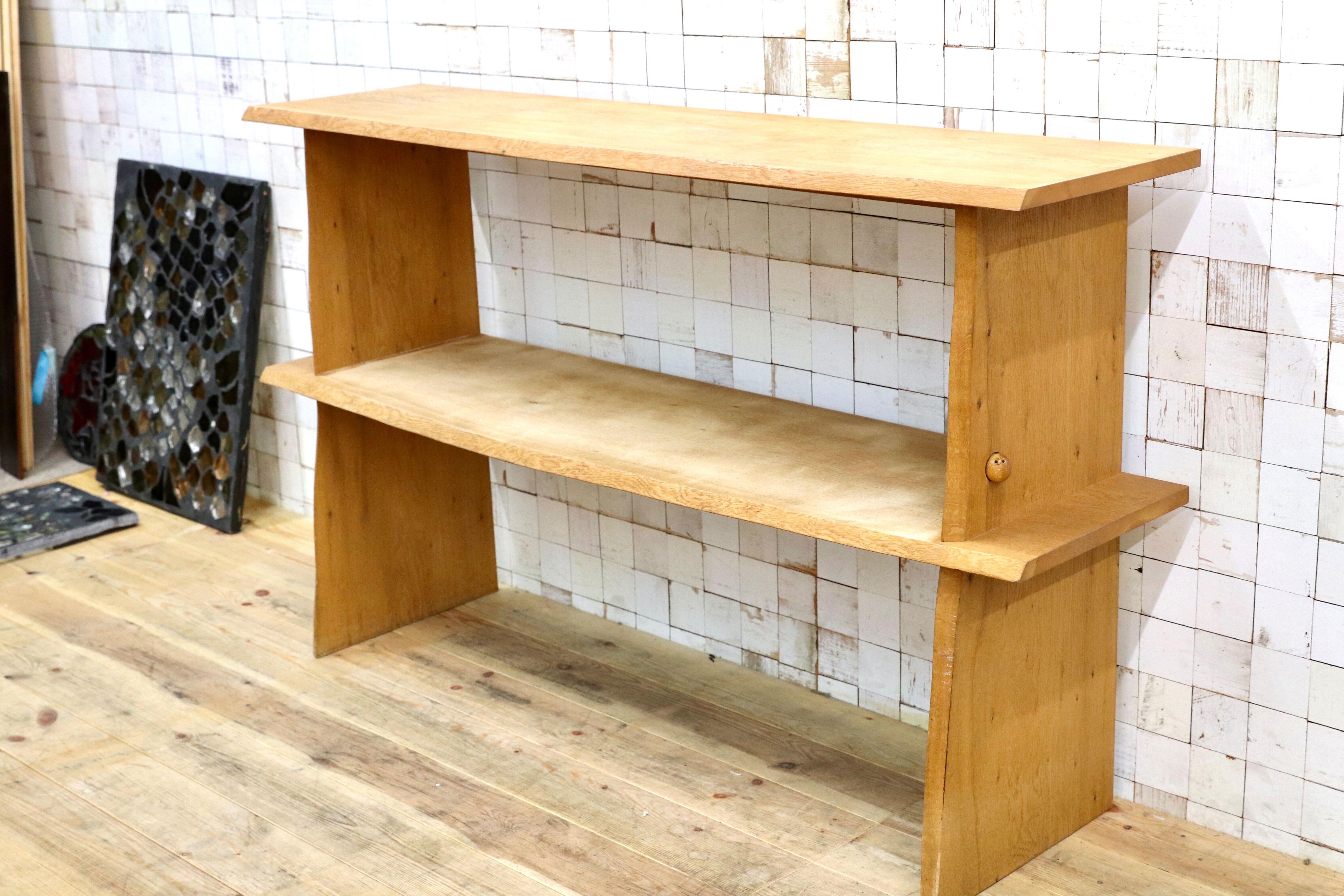 GMIK723○オーク材 オープンシェルフ ラック 棚 店舗什器 ナチュラル カントリー ヴィンテージ