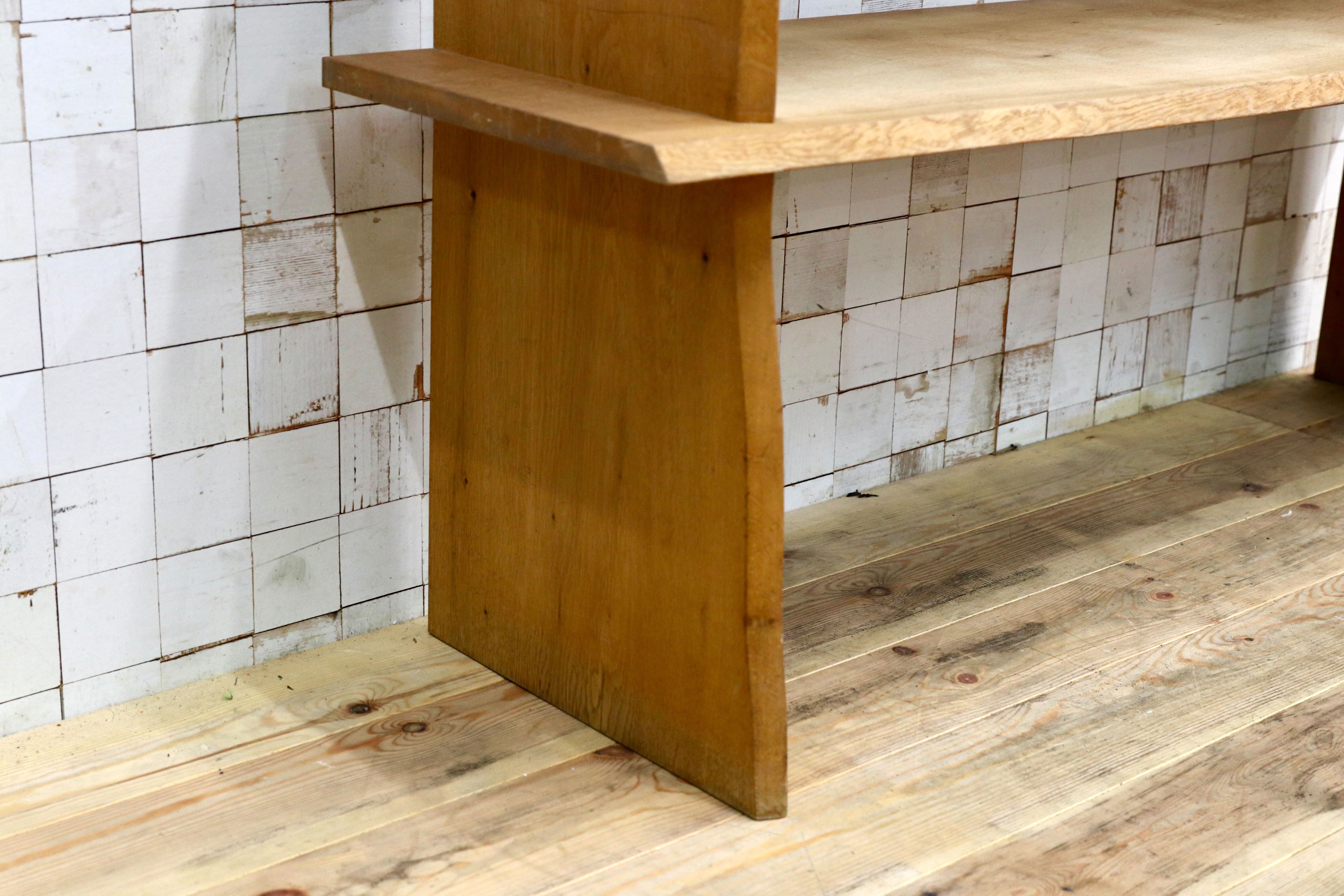 GMIK723○オーク材 オープンシェルフ ラック 棚 店舗什器 ナチュラル カントリー ヴィンテージ