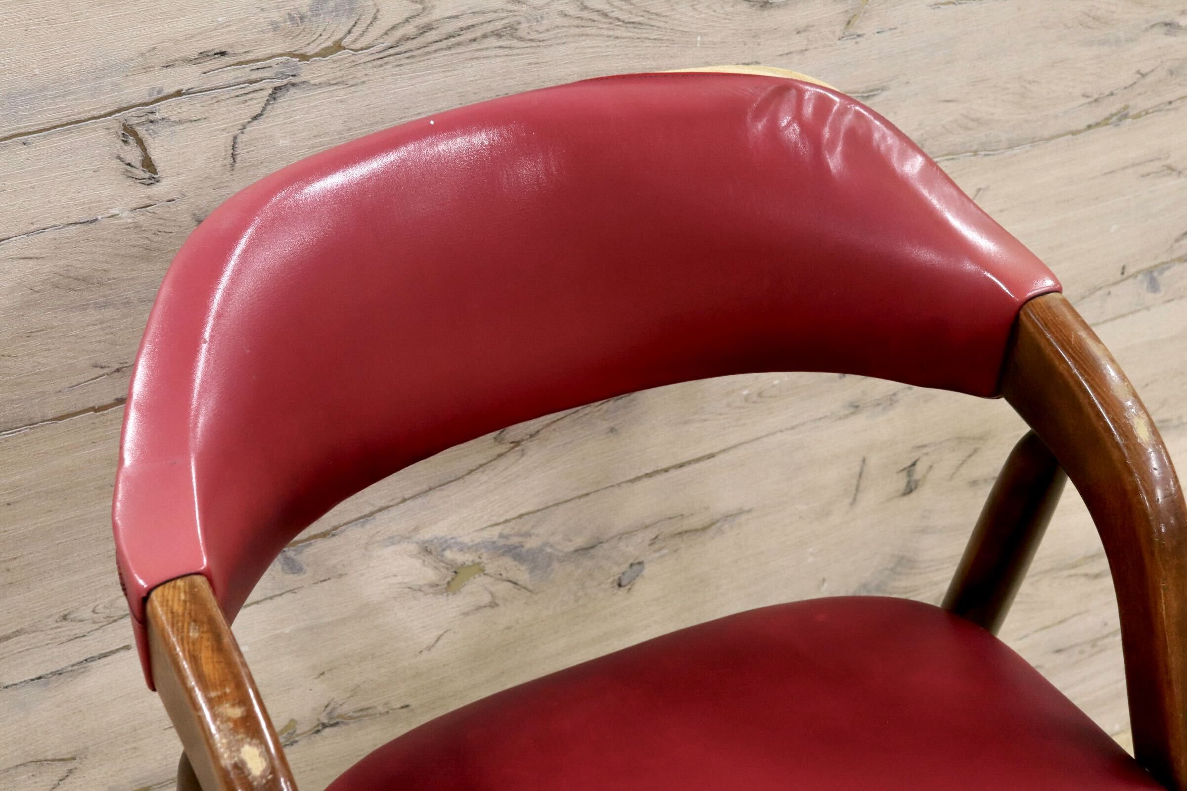 GMIS205○Tsujimokko / 辻木工 ダイニングチェア アームチェア 椅子 国産 ヴィンテージ レトロ ジャパニーズモダン ミッドセンチュリー