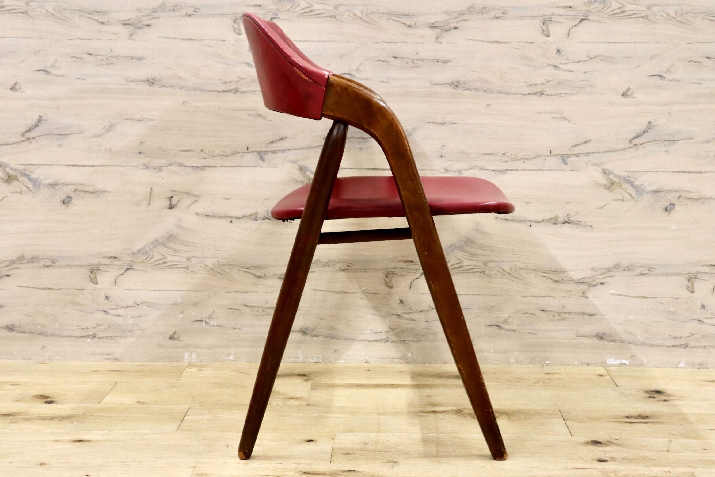 GMIS205○Tsujimokko / 辻木工 ダイニングチェア アームチェア 椅子 国産 ヴィンテージ レトロ ジャパニーズモダン ミッドセンチュリー