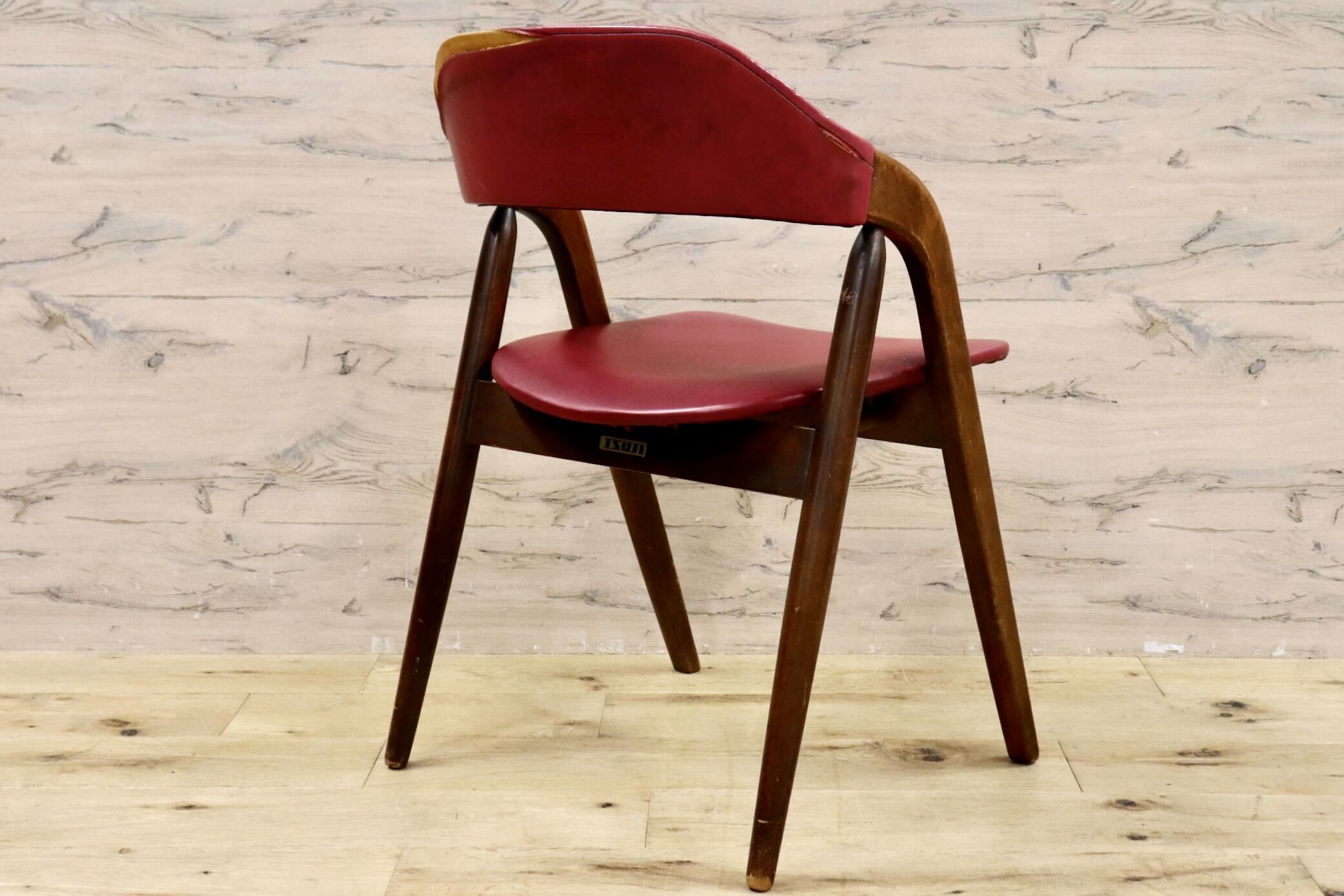 GMIS205○Tsujimokko / 辻木工 ダイニングチェア アームチェア 椅子 国産 ヴィンテージ レトロ ジャパニーズモダン ミッドセンチュリー