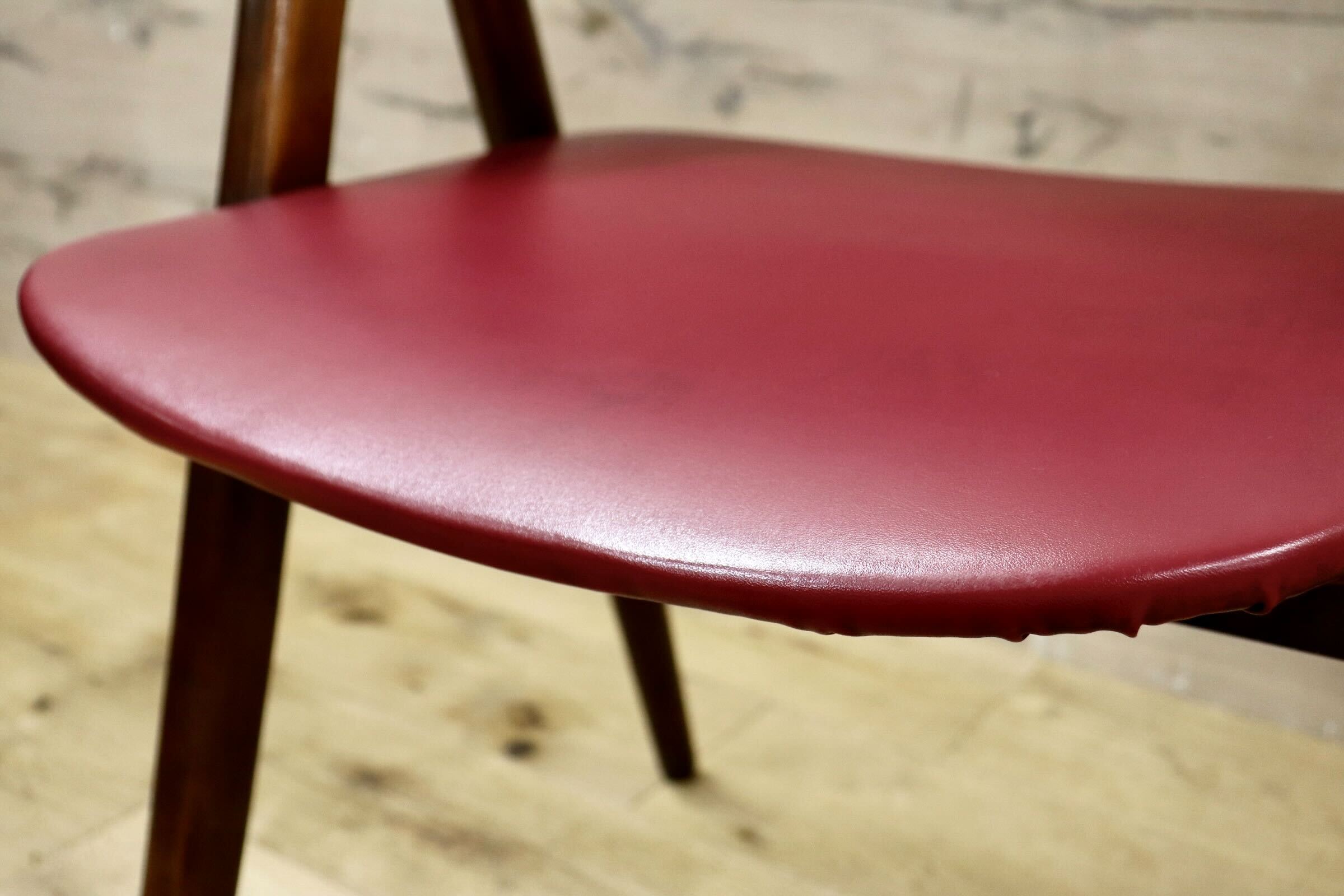 GMIS205○Tsujimokko / 辻木工 ダイニングチェア アームチェア 椅子 国産 ヴィンテージ レトロ ジャパニーズモダン ミッドセンチュリー