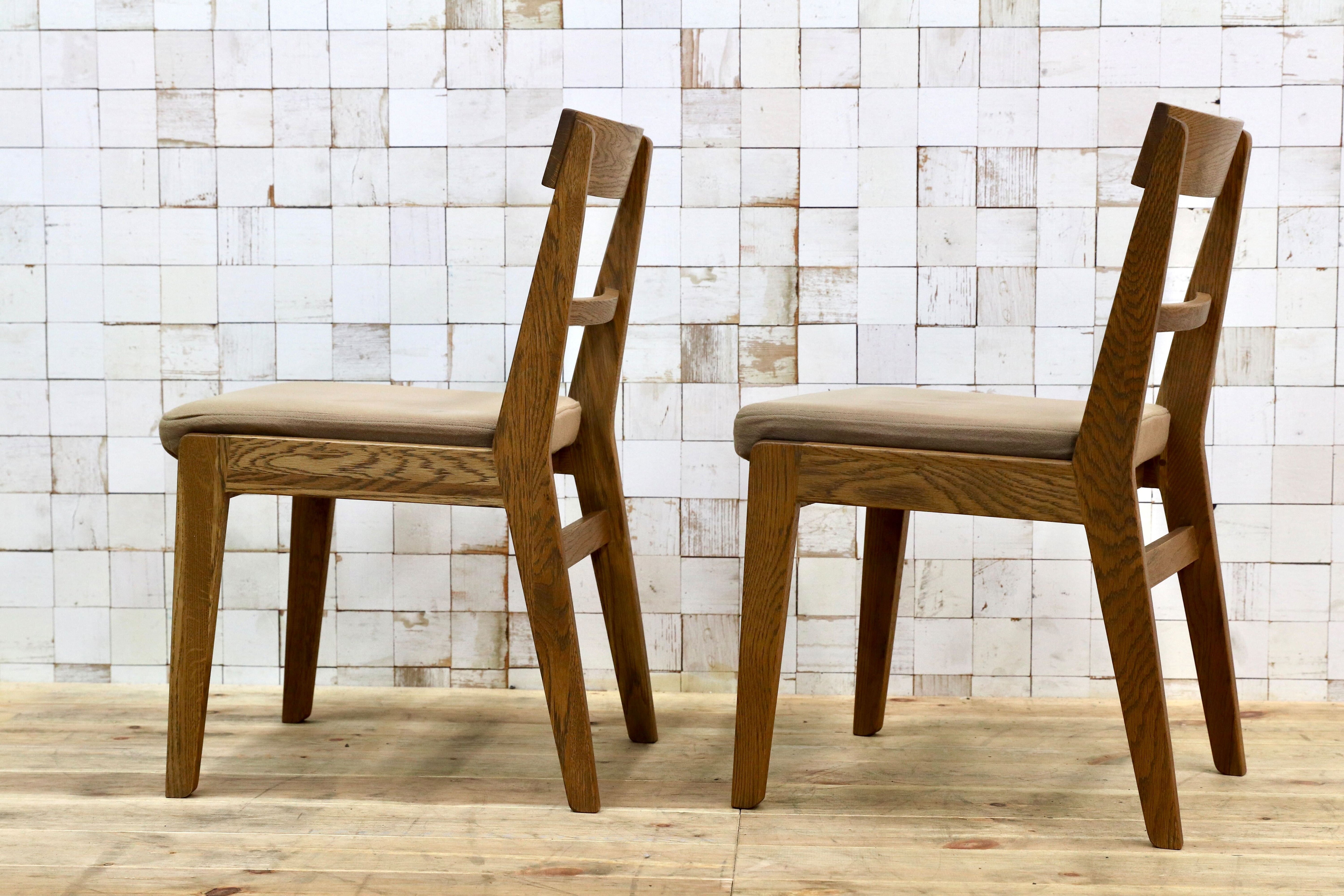 GMIH157B○unico / ウニコ ADDAY アディ ダイニングチェア 椅子 2脚セット オーク材 カバーリング 北欧スタイル