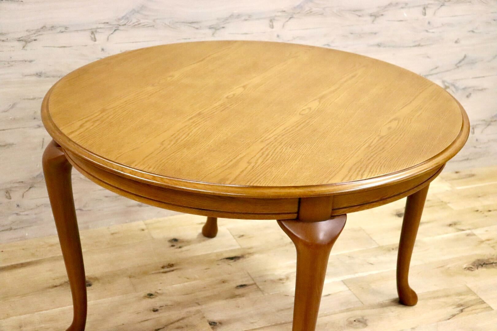 大塚家具_直径121cm丸テーブル引出付き （GMHO21○IDC大塚家具 
