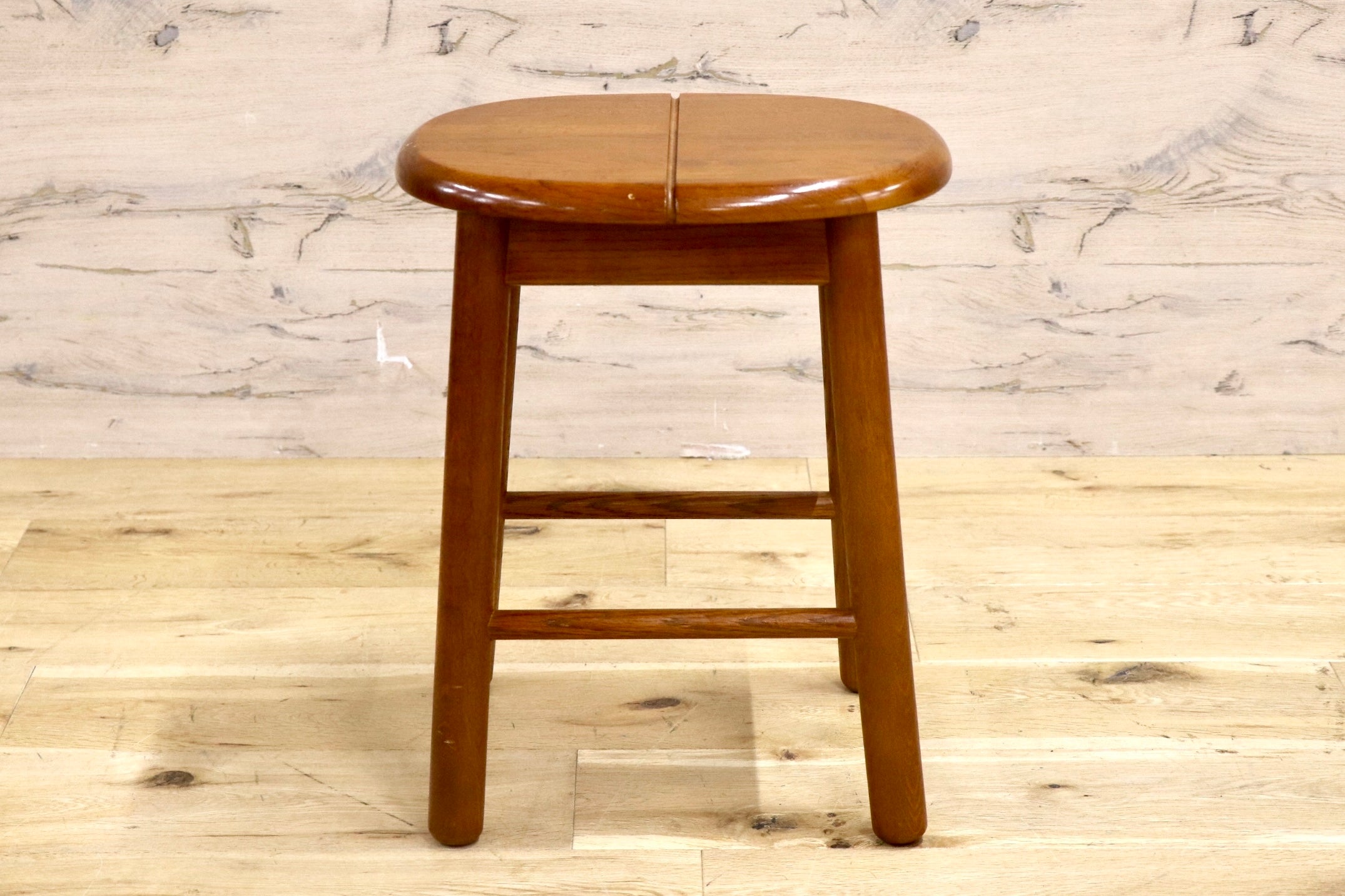 GMJH235C○karimoku / カリモク スツール 椅子 ヴィンテージ 飾り台 花台 レトロ ヴィンテージ 木製 国産家具