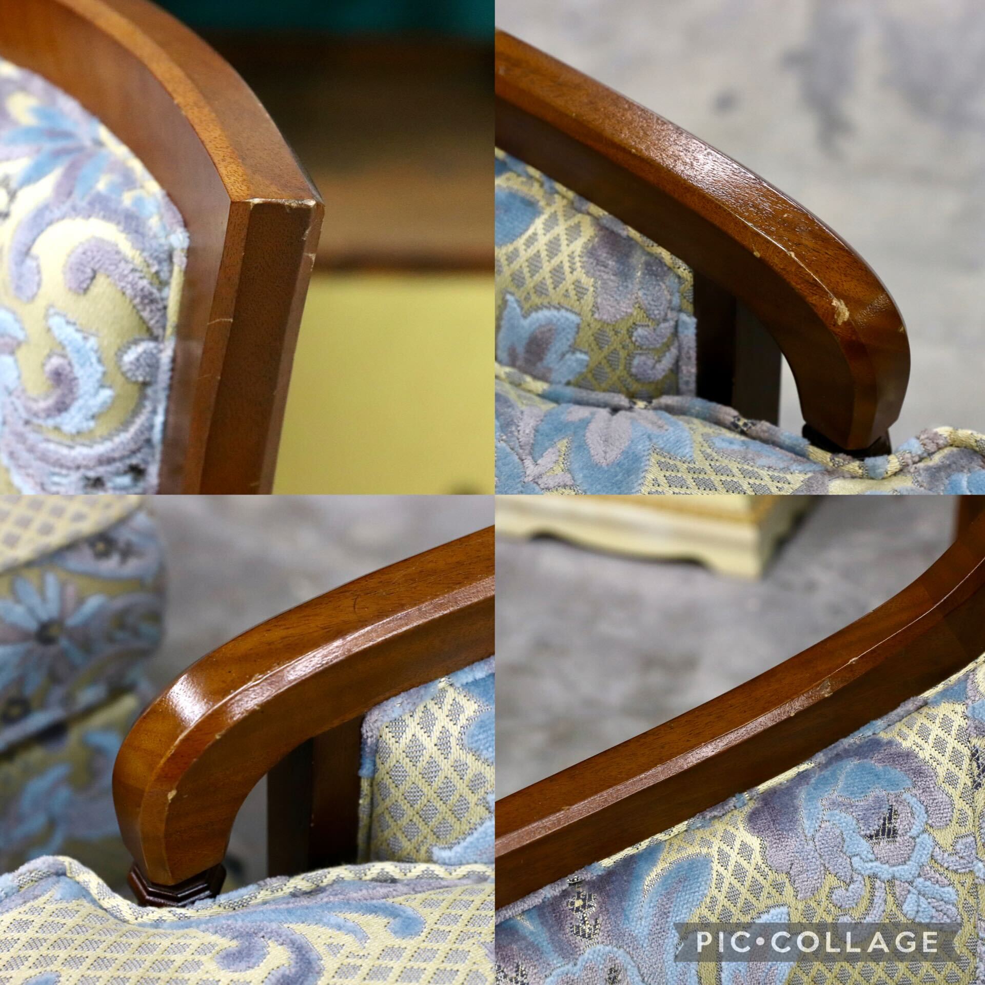 GMIS122○DREXEL HERITAGE / ドレクセルヘリテイジ アップホルスタリー ハイバックチェア ラウンジチェア オットマン 稀少 約75万