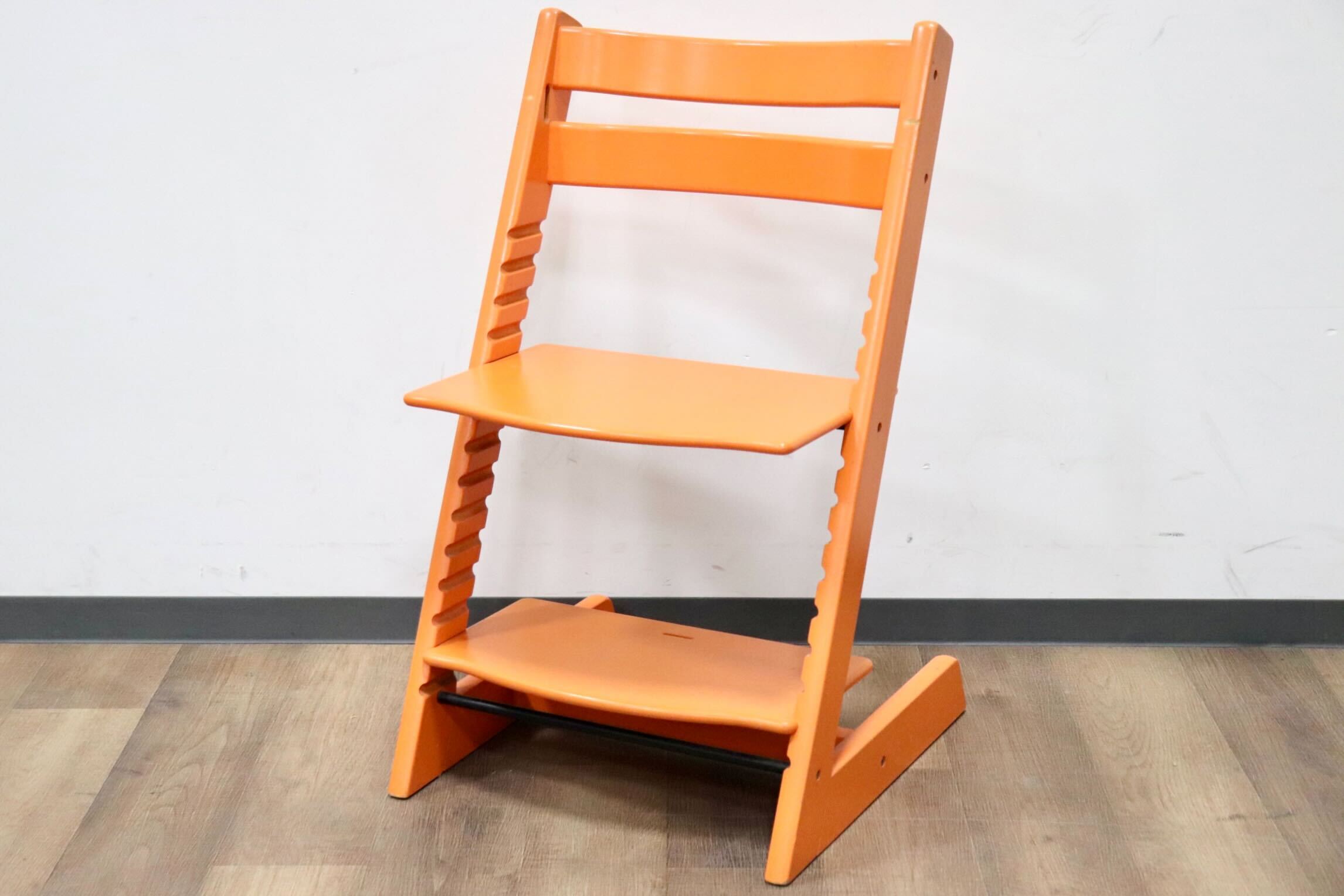 GMGS283A○STOKKE / ストッケ トリップトラップチェア ベビーチェア キッズチェア ダイニングチェア 子供椅子 オレンジ 北欧 ノルウェー