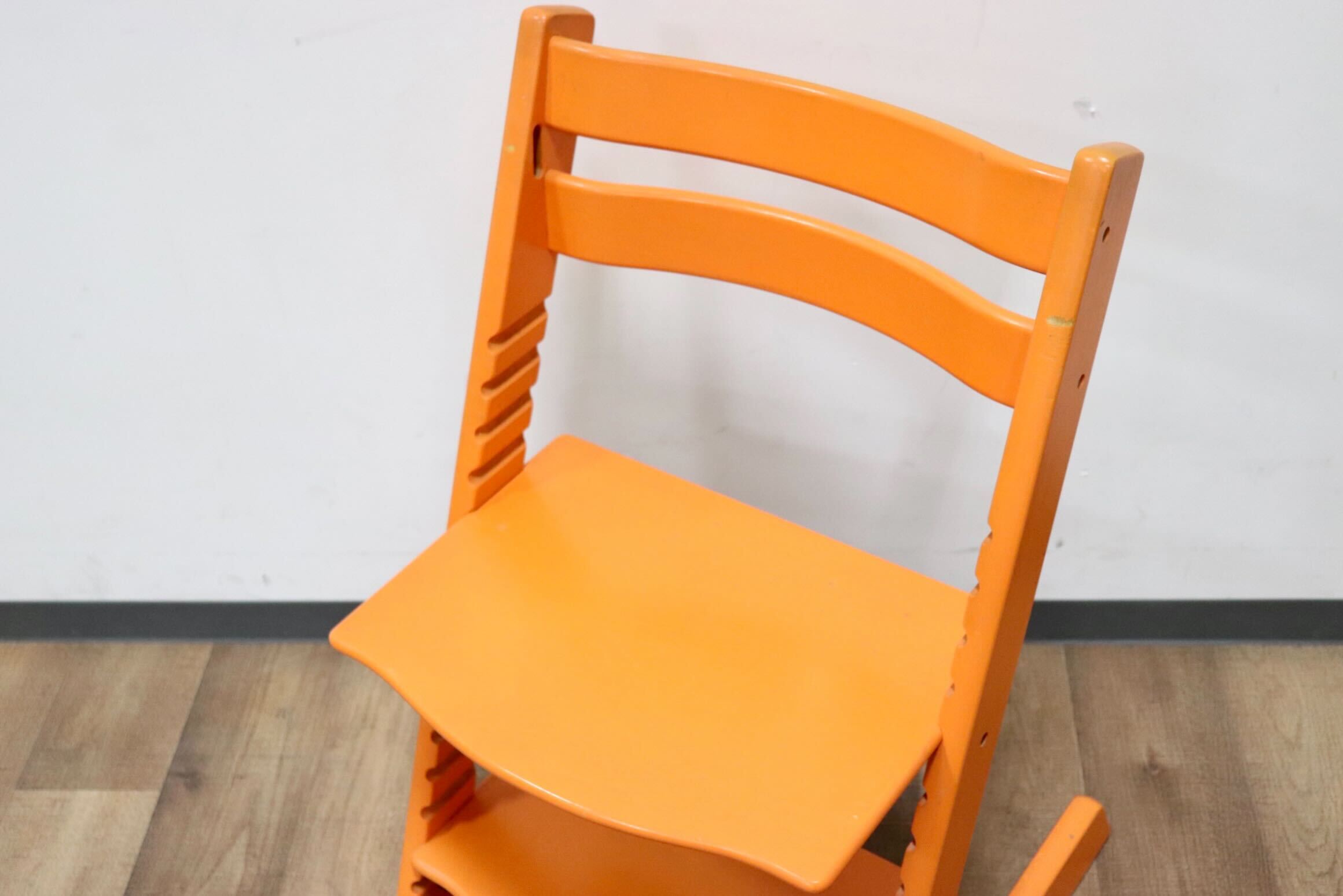 GMGS283A○STOKKE / ストッケ トリップトラップチェア ベビーチェア キッズチェア ダイニングチェア 子供椅子 オレンジ 北欧 ノルウェー