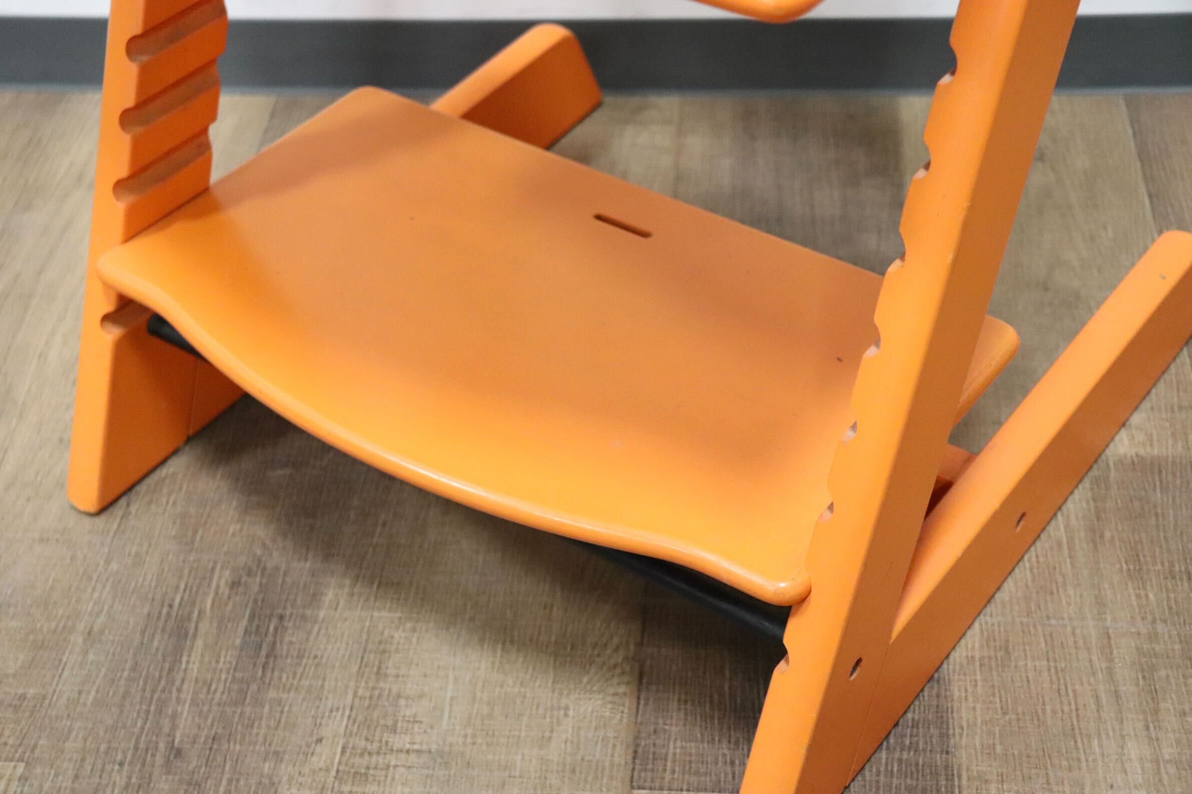 GMGS283A○STOKKE / ストッケ トリップトラップチェア ベビーチェア キッズチェア ダイニングチェア 子供椅子 オレンジ 北欧 ノルウェー