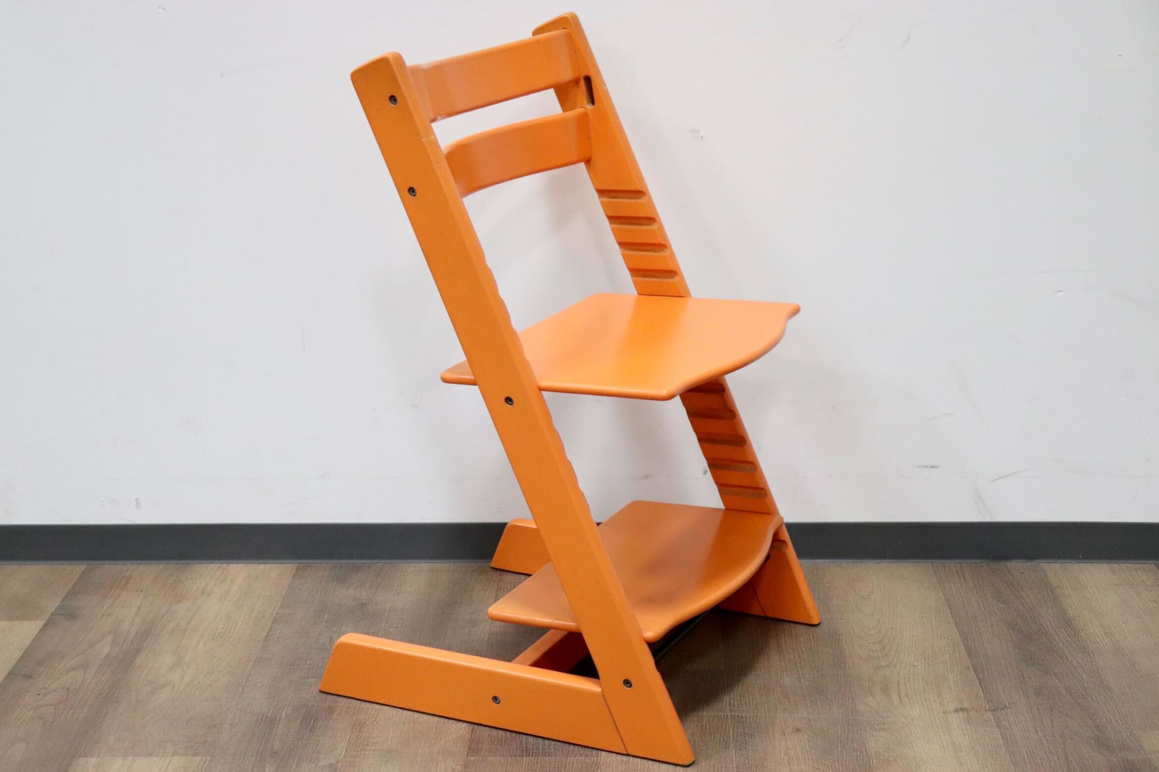 GMGS283A○STOKKE / ストッケ トリップトラップチェア ベビーチェア キッズチェア ダイニングチェア 子供椅子 オレンジ 北欧 ノルウェー