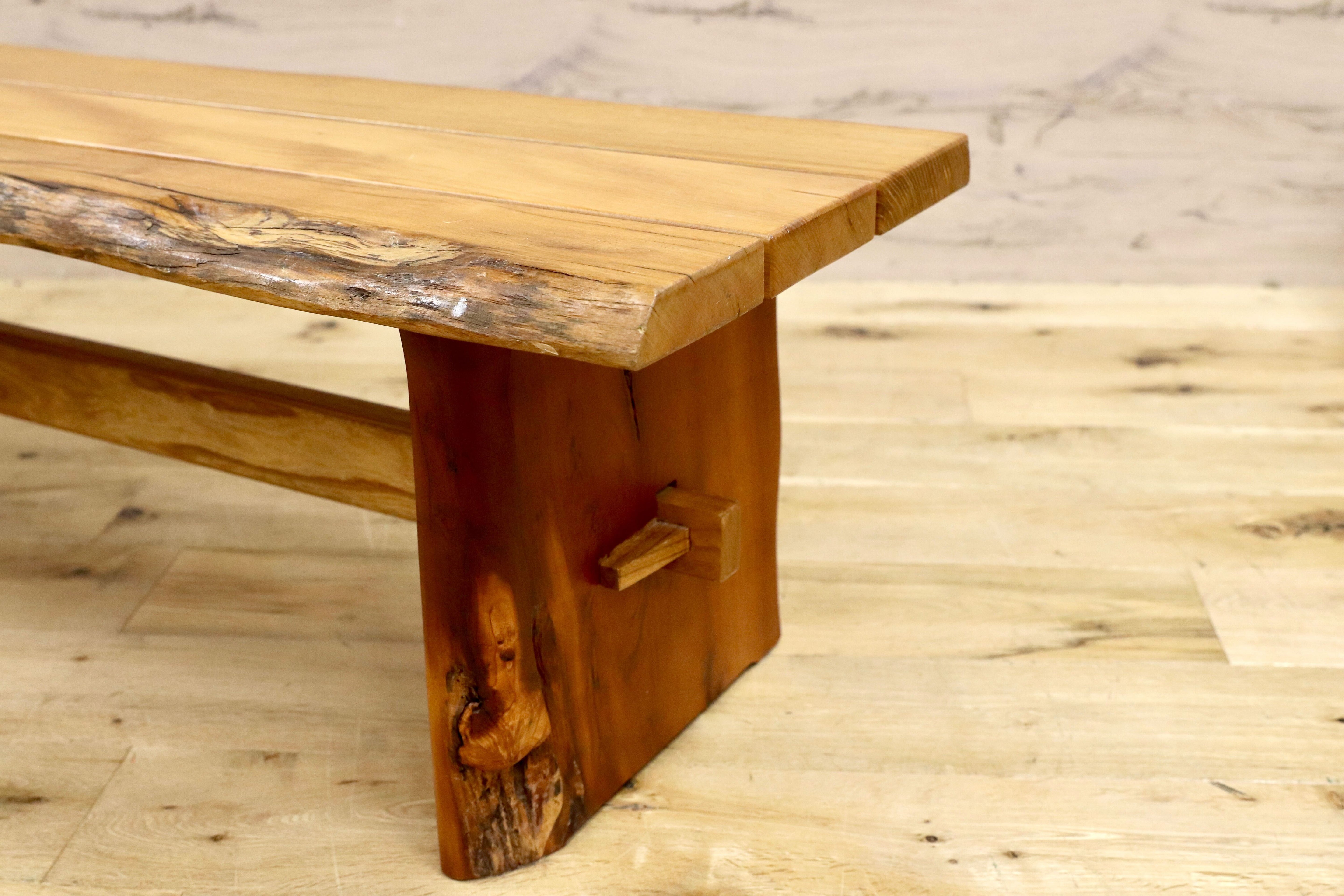 GMHS226○ホワイトオーク材 ベンチ 椅子 長椅子 ダイニングチェア 無垢材 木製 ヴィンテージ ウッドチェア 検）アクタス コンラン 関家具