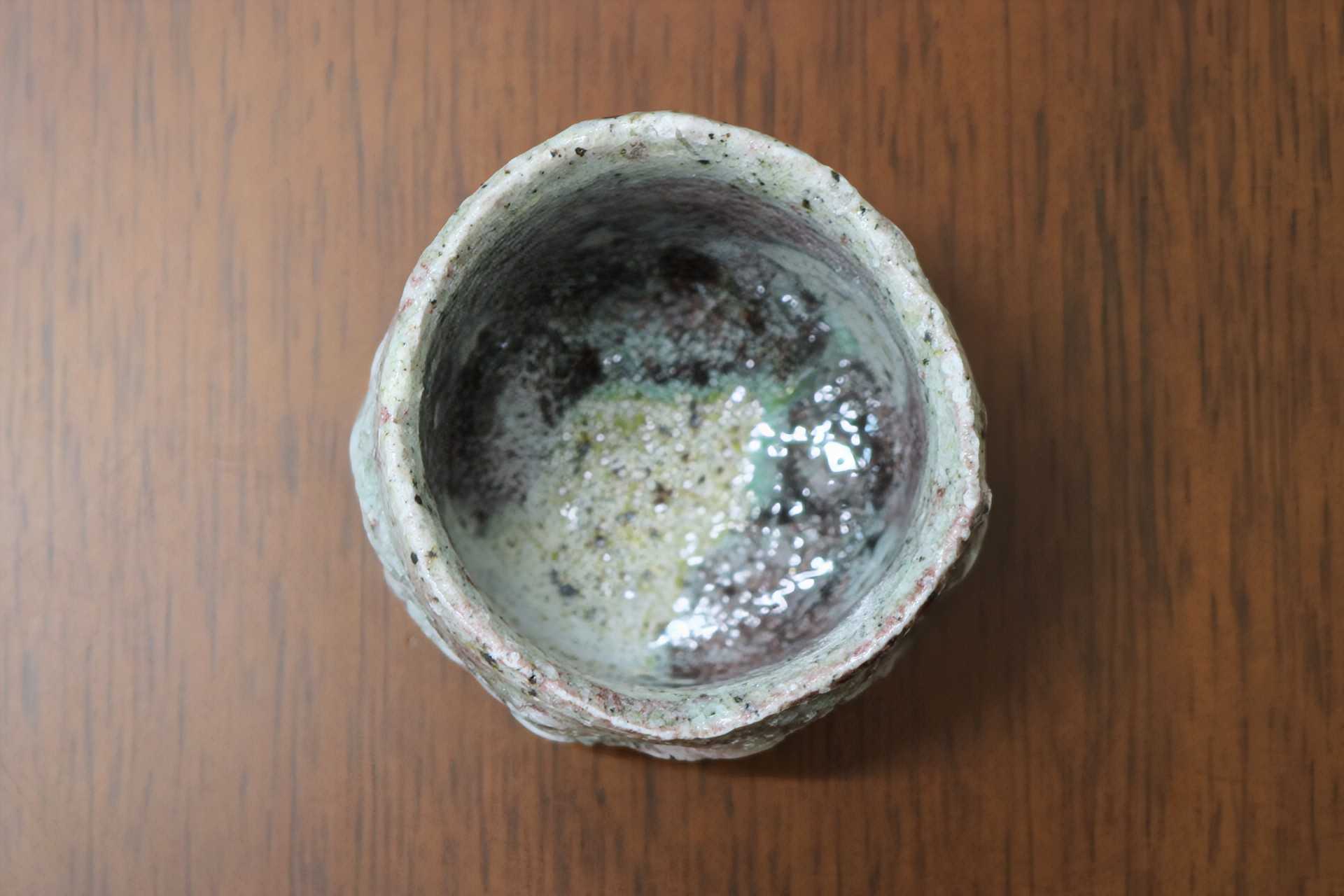 GMJO74○千代市陶房 清水万佐年 丹波焼 ぐい呑み 酒器 伝統工芸 丹波篠山 未使用