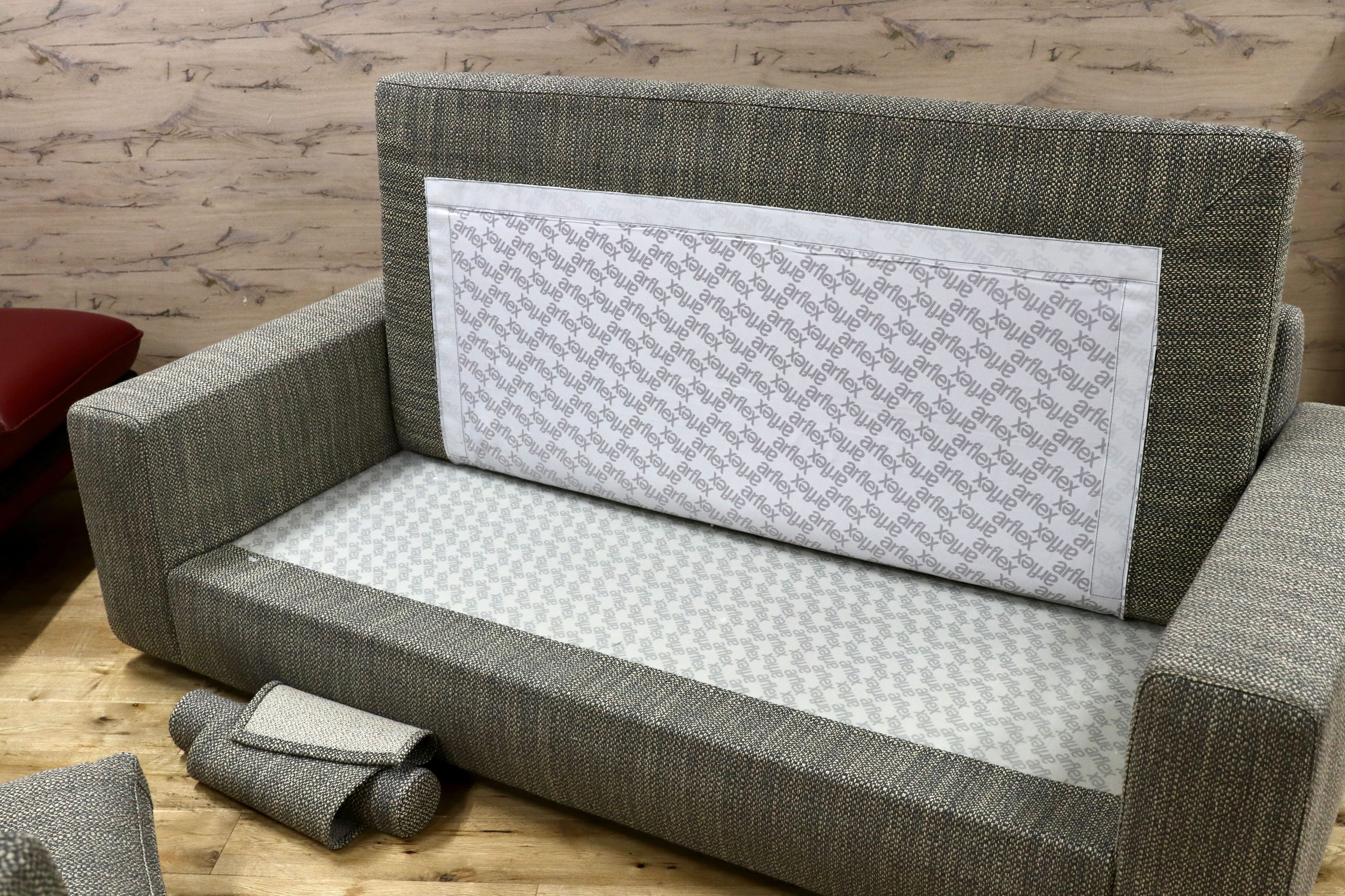 GMIH392A○arflex / アルフレックス SONA ソーナ 2.5人掛けソファ ラブソファ ファブリック イタリアモダン 定価約85万 美品