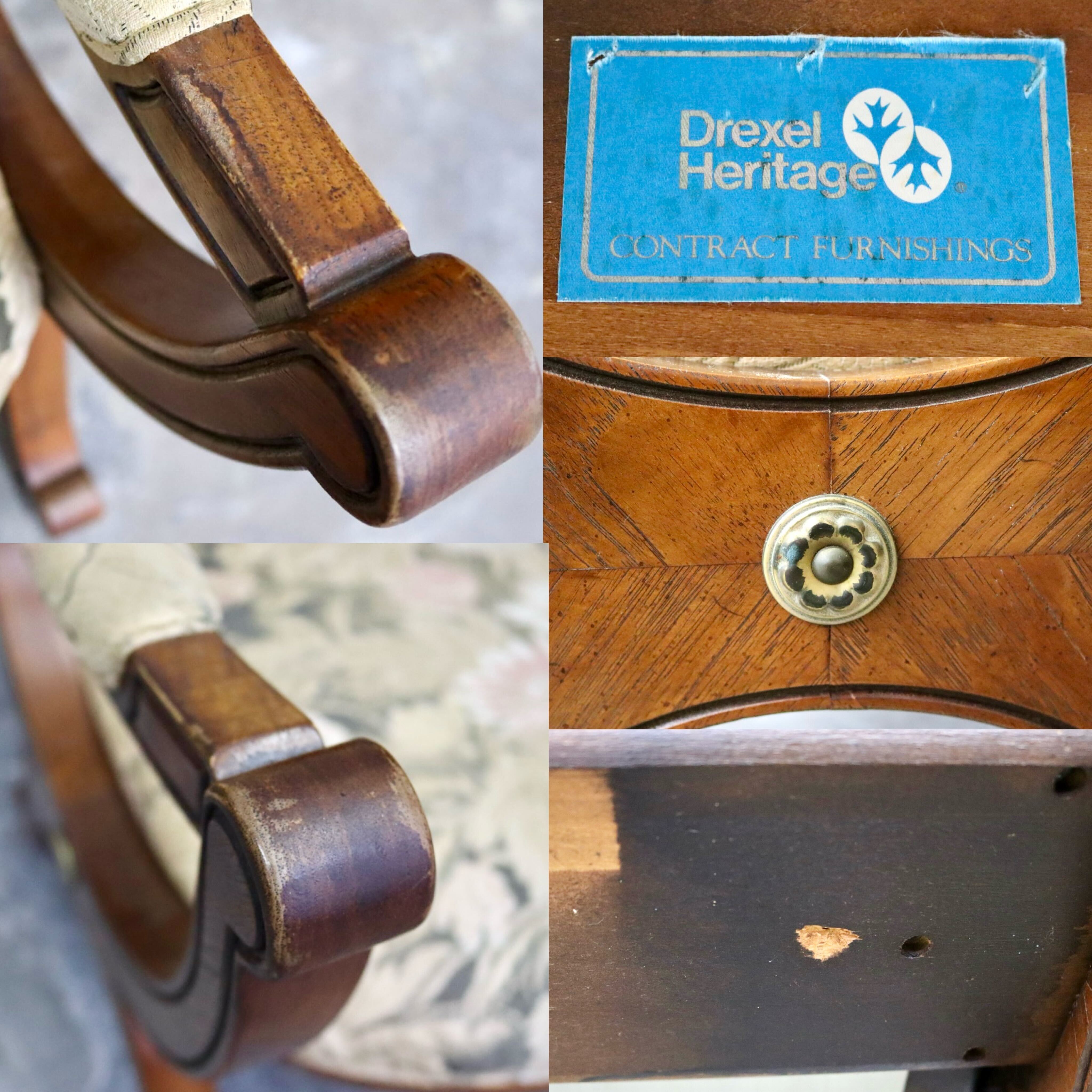 GMIK674G○DREXEL HERITAGE / ドレクセルヘリテイジ エスペラント ダイニングチェア 椅子 アームチェア ヴィンテージ クラシック