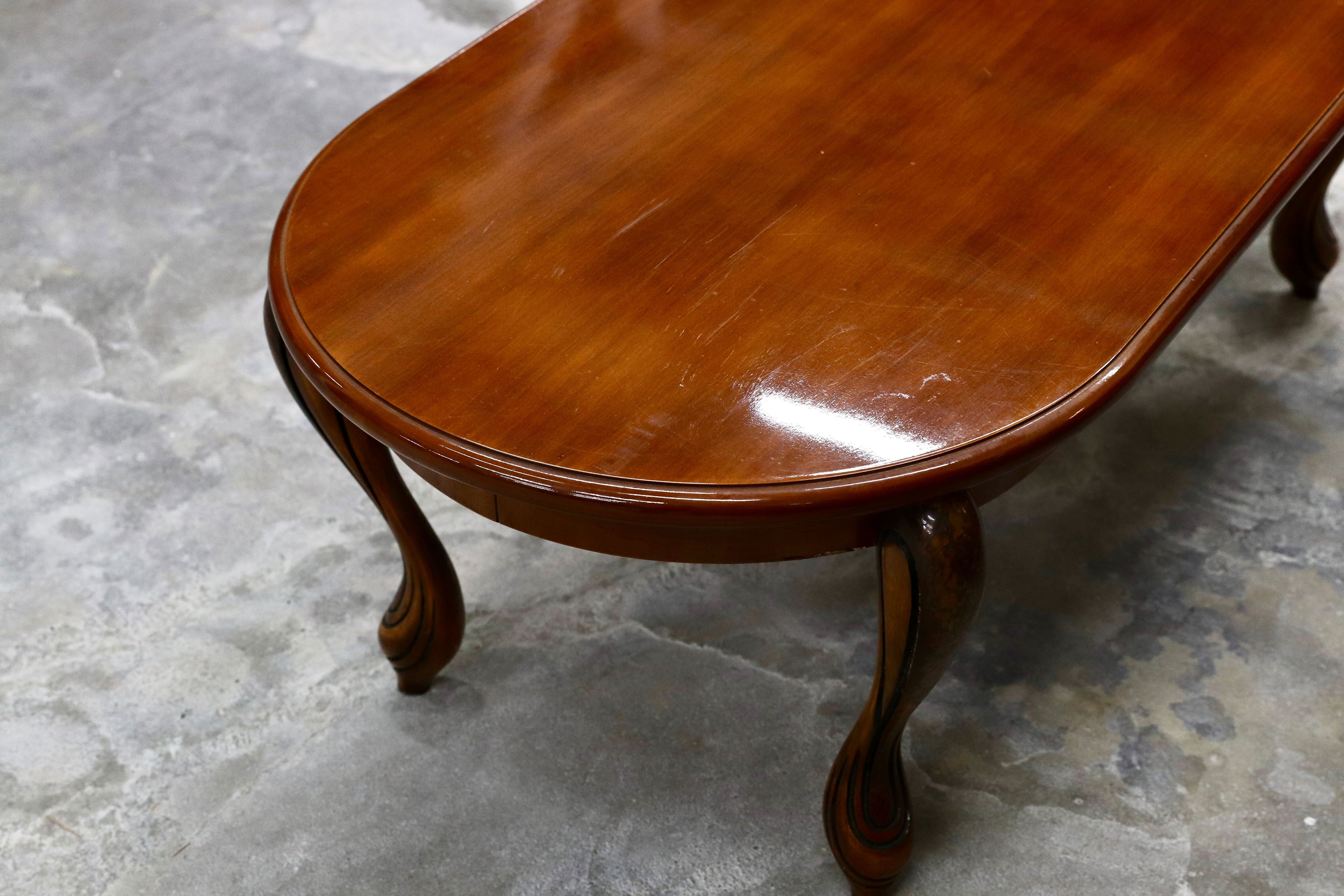 GMHS477A○イタリア モダン クラシック センターテーブル リビングテーブル 応接机 木製 ヴィンテージ