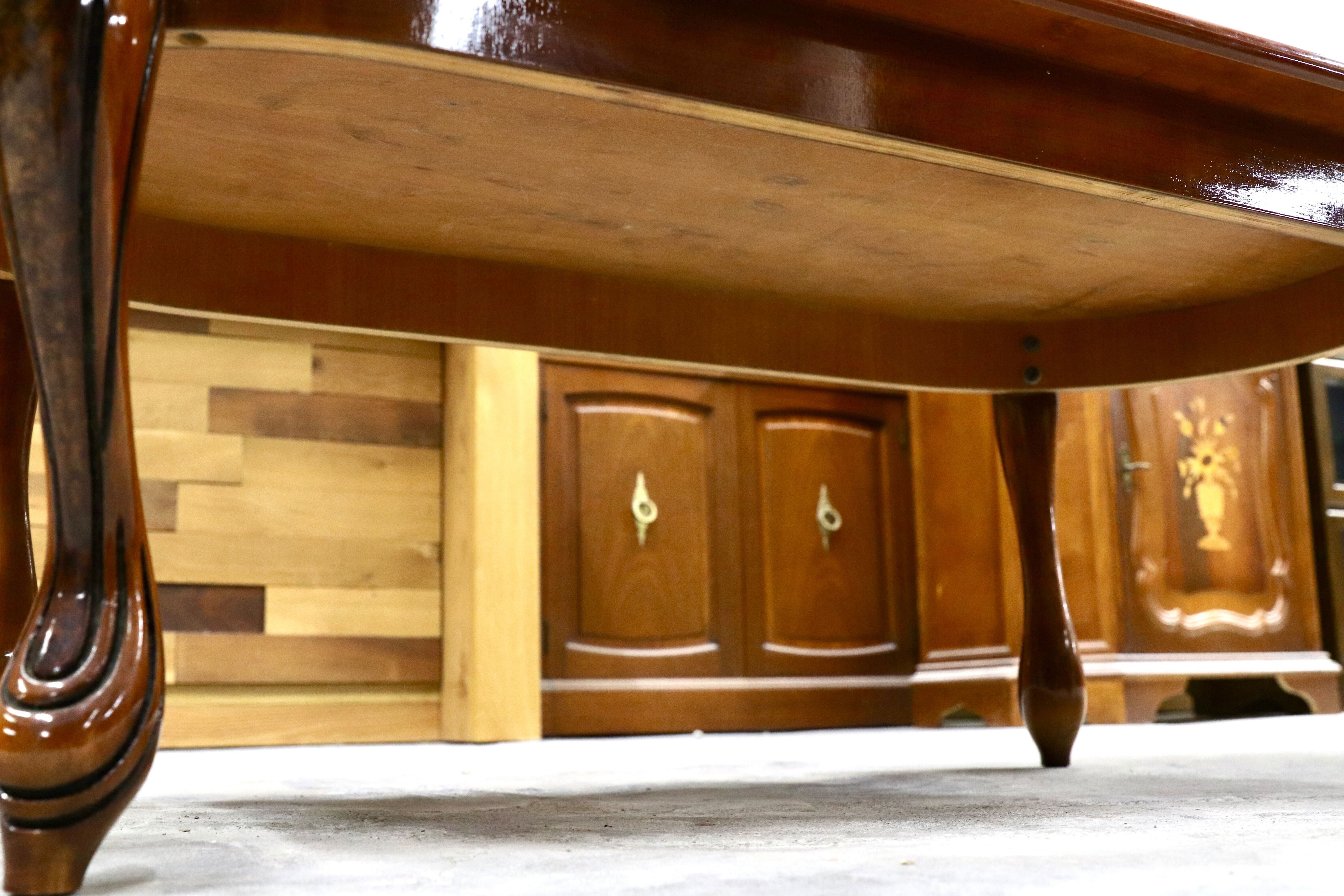 GMHS477A○イタリア モダン クラシック センターテーブル リビングテーブル 応接机 木製 ヴィンテージ