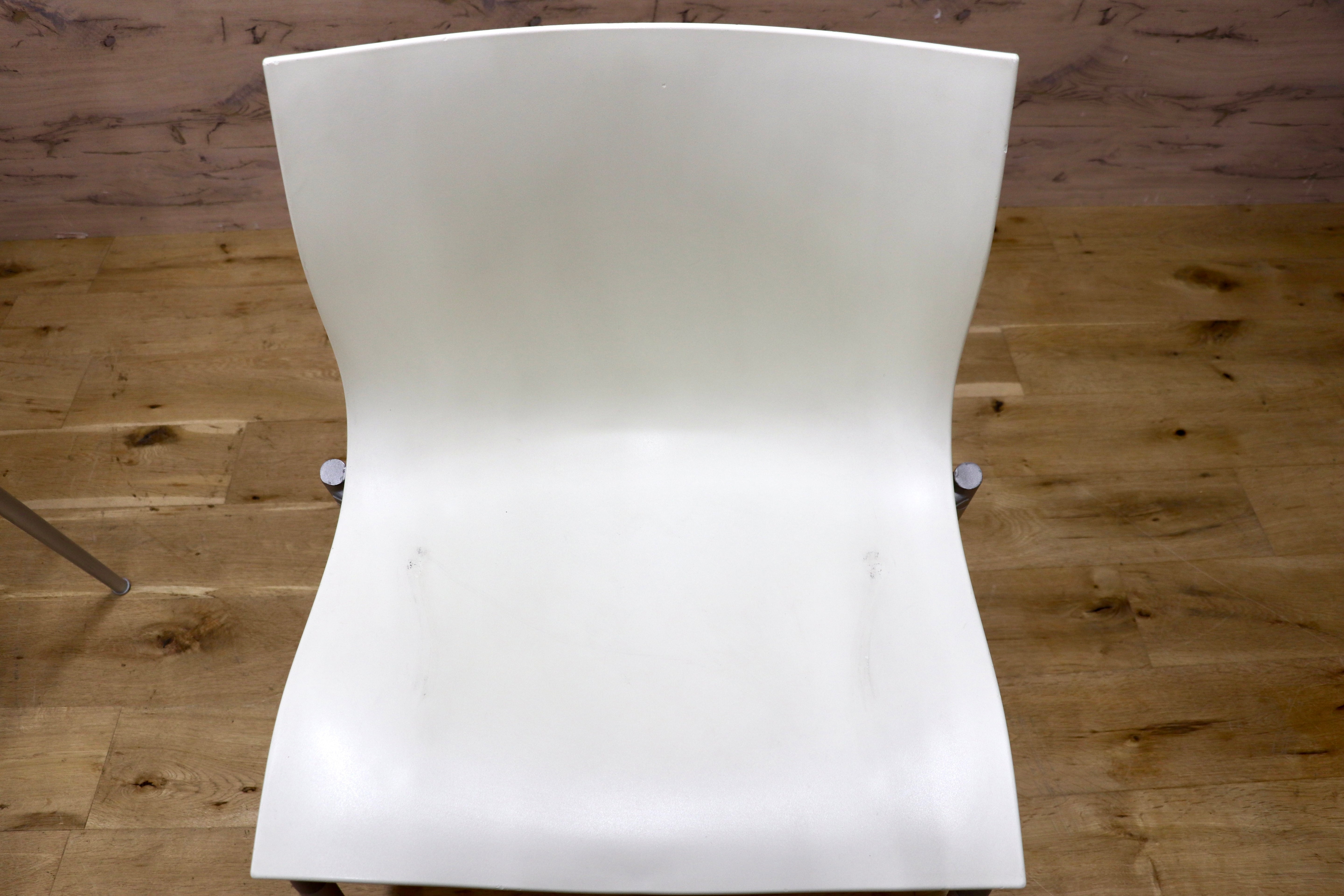 GMJK321A◯Driade / ドリアデ Cameleon Chair カメレオンチェア ダイニングチェア 椅子 スタッキング モダン ホワイト 2脚セット