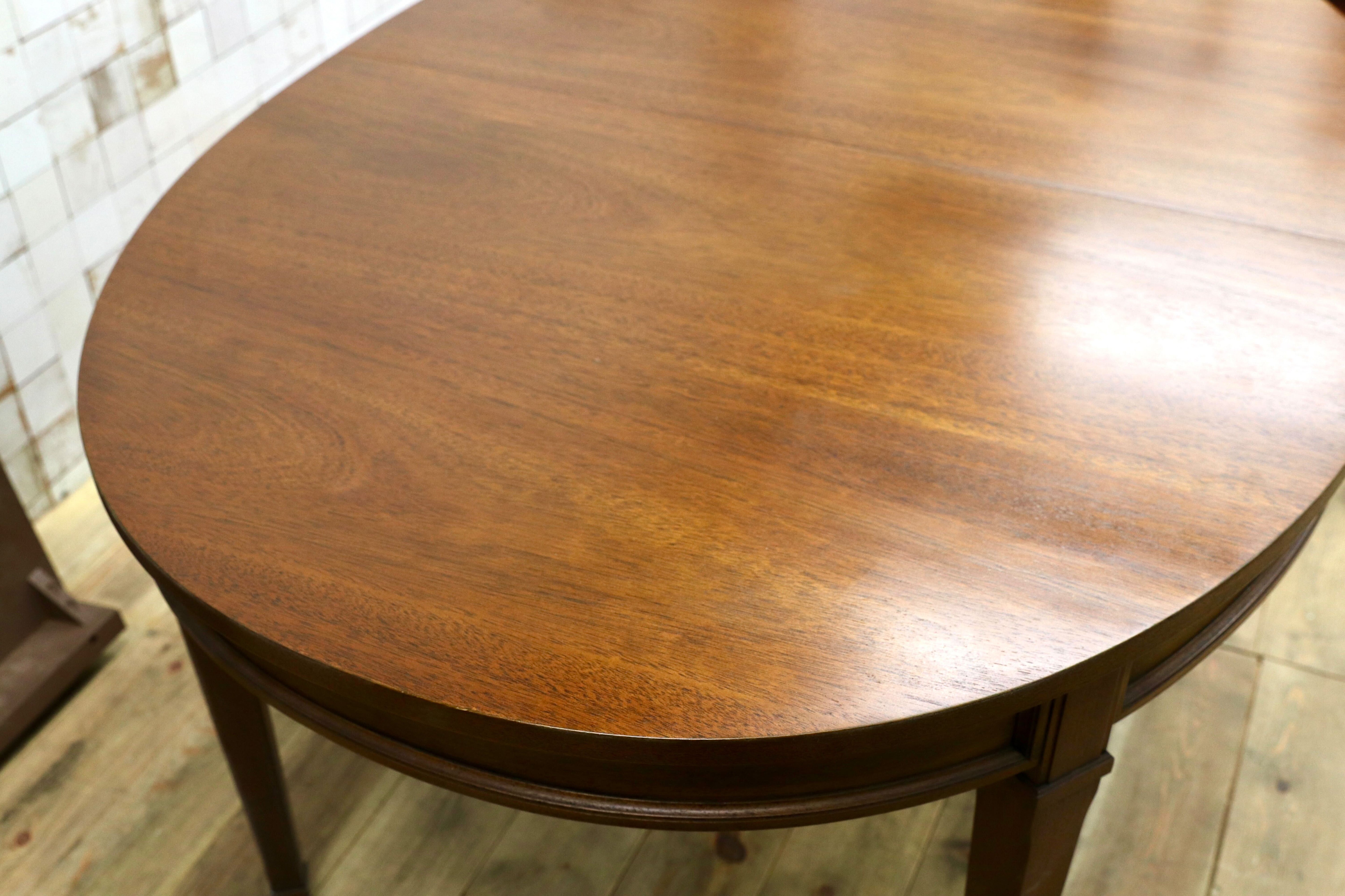 GMIK763○DREXEL HERITAGE / ドレクセルヘリテイジ トライユン エクステンション ダイニングテーブル 食卓テーブル 最高級 リペア済み 稀少