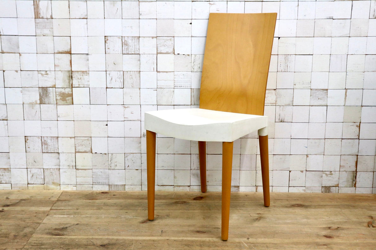 GMJS280〇Kartell / カルテル ミス・トリップ フィリップ・スタルク ダイニングチェア 椅子 ホワイト イタリア製 ヴィンテージ 食卓椅子