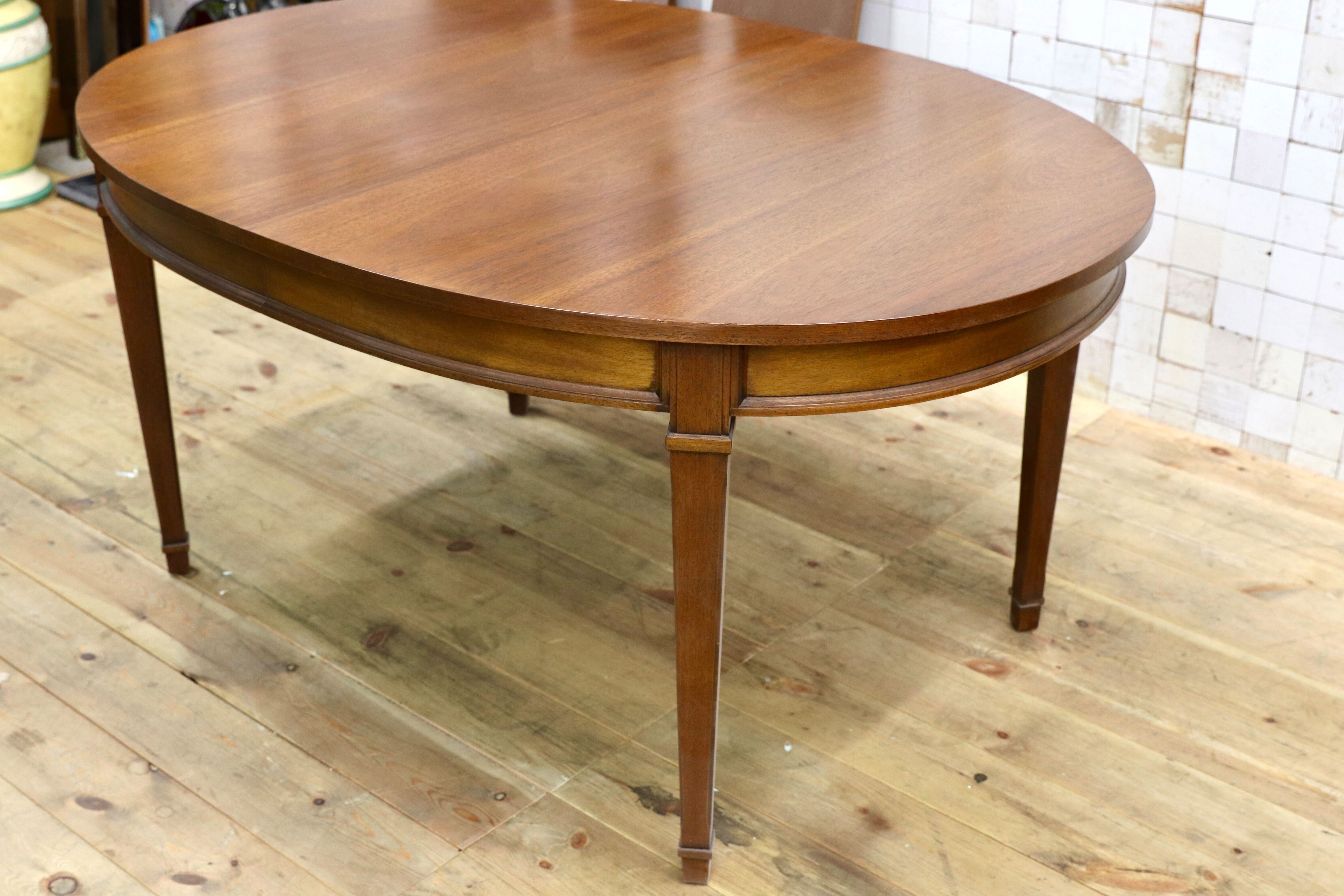 GMIK763○DREXEL HERITAGE / ドレクセルヘリテイジ トライユン エクステンション ダイニングテーブル 食卓テーブル 最高級 リペア済み 稀少