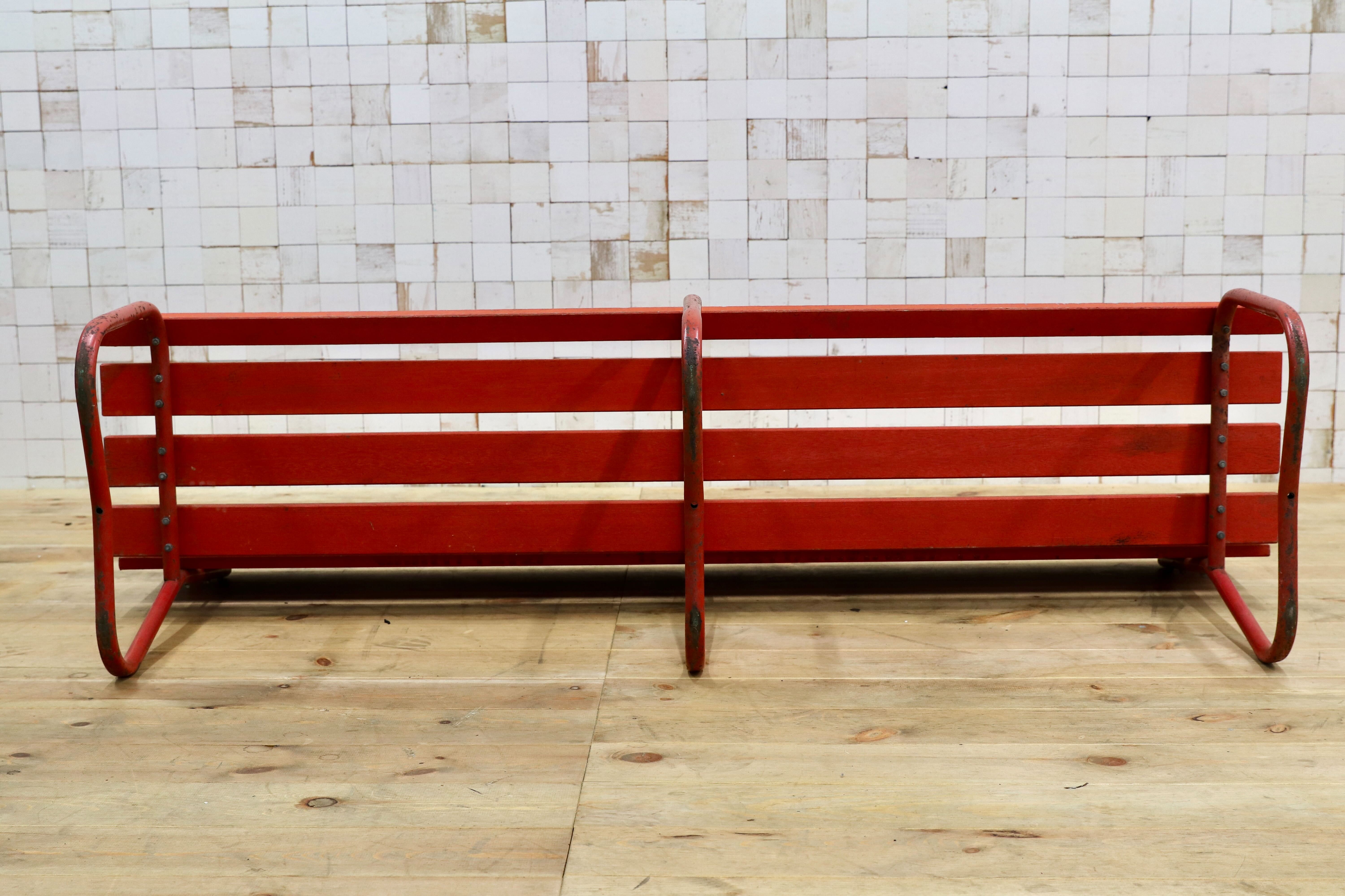 GMIS202◯コカコーラ ベンチ 長椅子 昭和レトロ ビンテージ 当時物