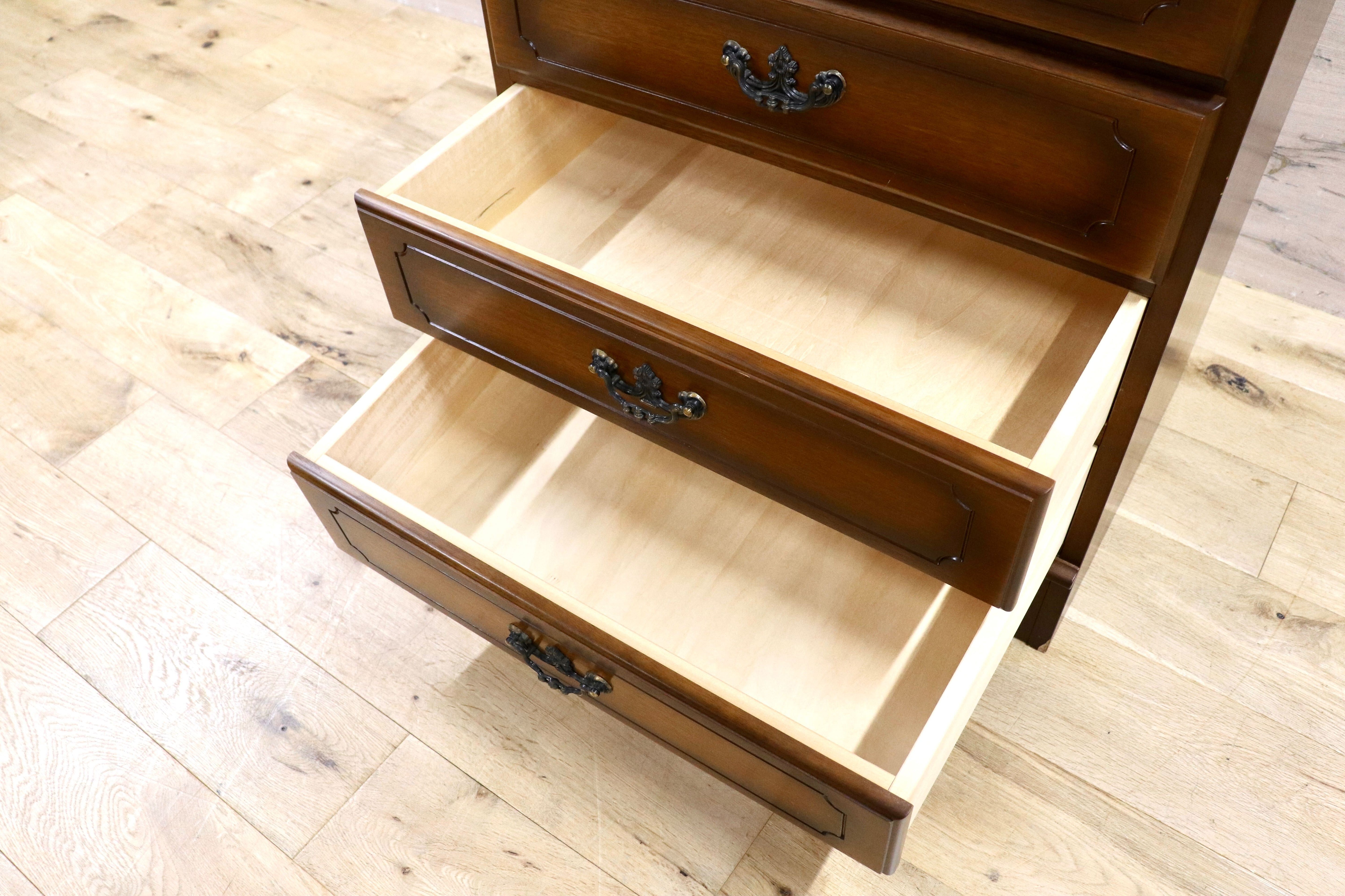 GMIH298○karimoku / カリモク コロニアル サイドチェスト 4段チェスト 収納家具 引き出し収納 チェスト クラシック 国産家具