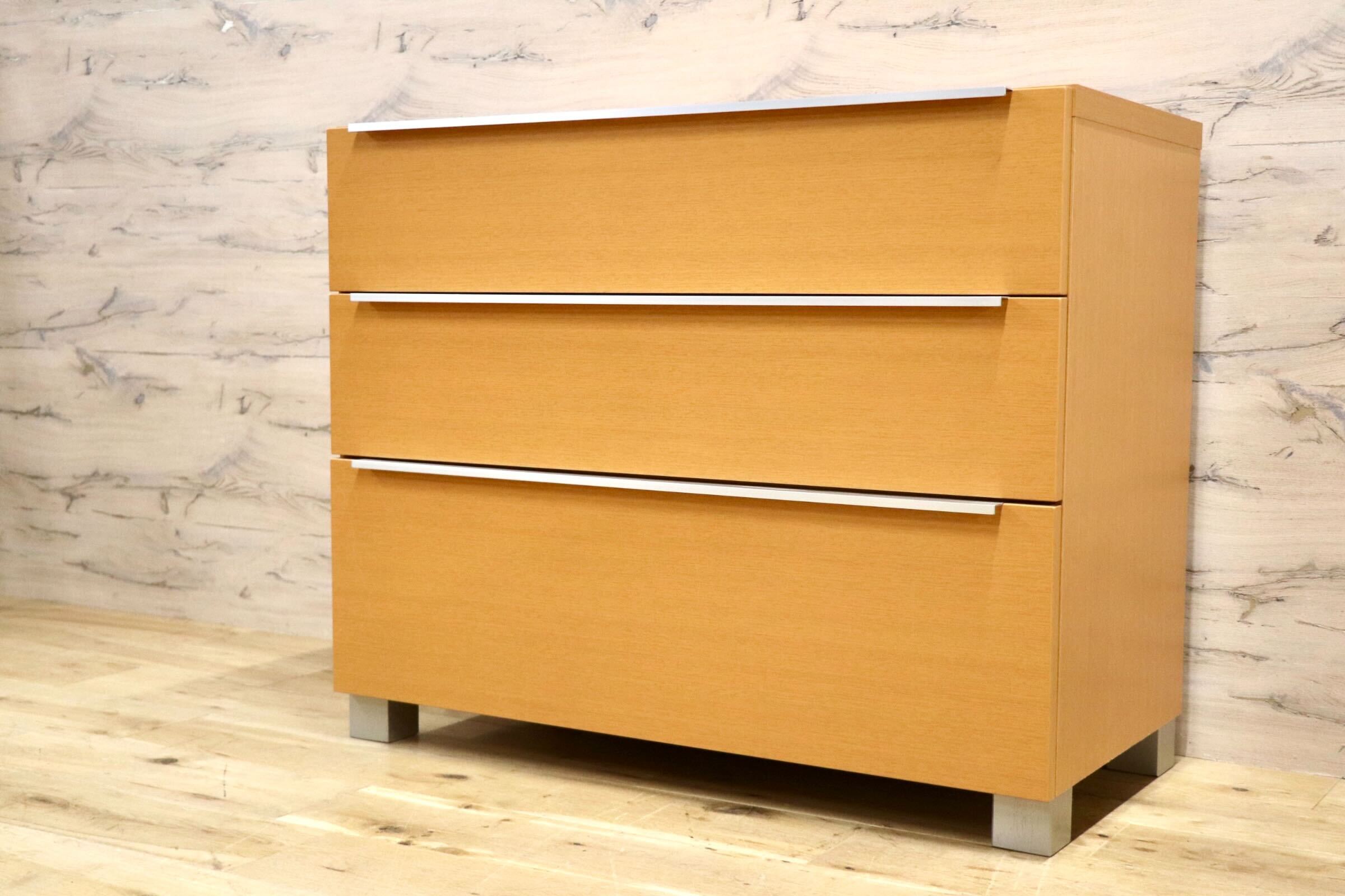 GMJH257C○ACTUS / アクタス 3段チェスト チェスト 引き出し リビング収納 収納家具 ナチュラル 北欧モダン