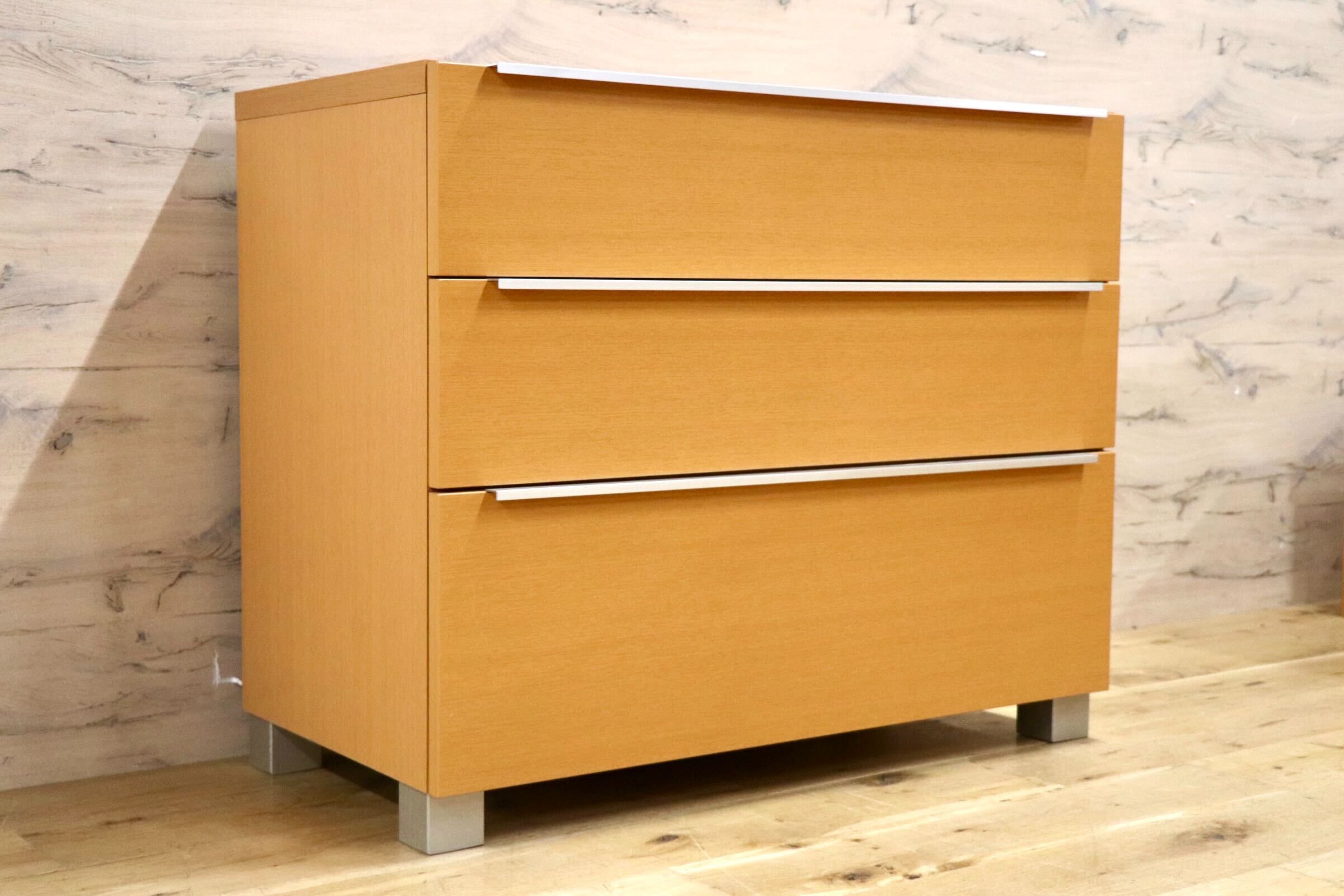GMJH257C○ACTUS / アクタス 3段チェスト チェスト 引き出し リビング収納 収納家具 ナチュラル 北欧モダン