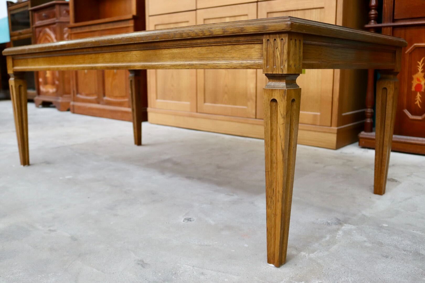 GMIS84○domani / ドマーニ QUEENSLIFE クイーンズライフ センターテーブル リビングテーブル カリモク最高峰 定価約21万