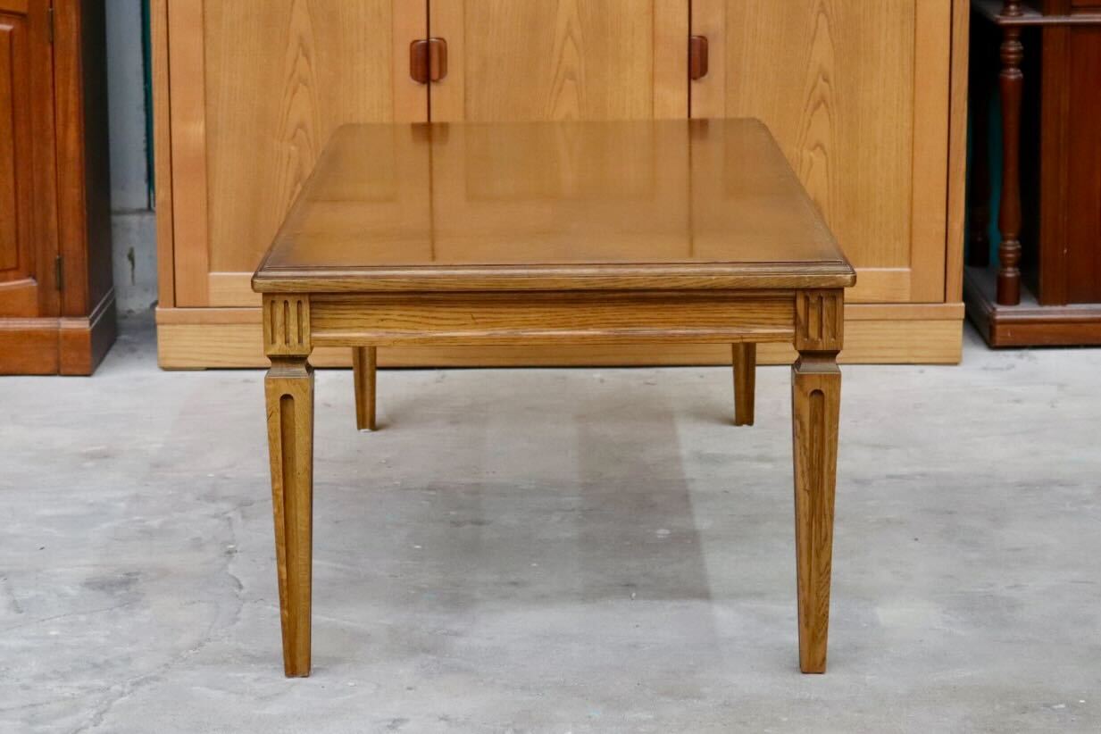 GMIS84○domani / ドマーニ QUEENSLIFE クイーンズライフ センターテーブル リビングテーブル カリモク最高峰 定価約21万