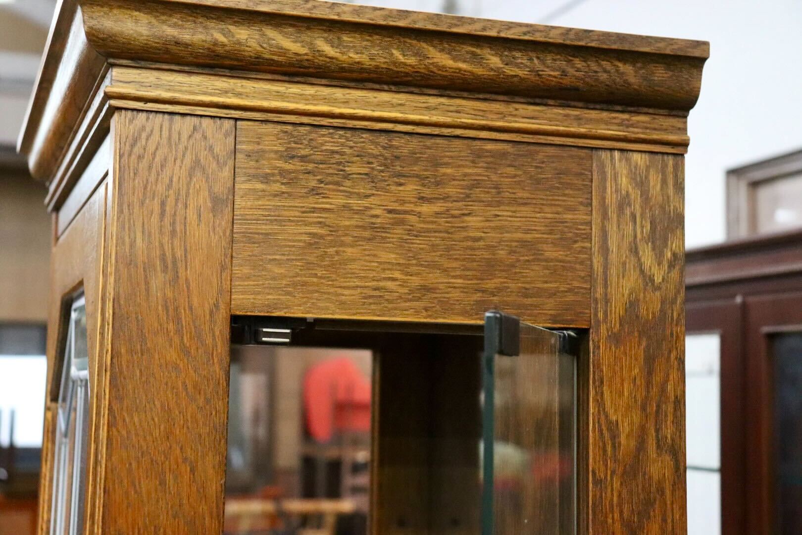 GMJS111○三越家具 Brugge ブルージュ キュリオケース 飾り棚 ショーケース カントリーハウス 英国カントリー クラシック 美品
