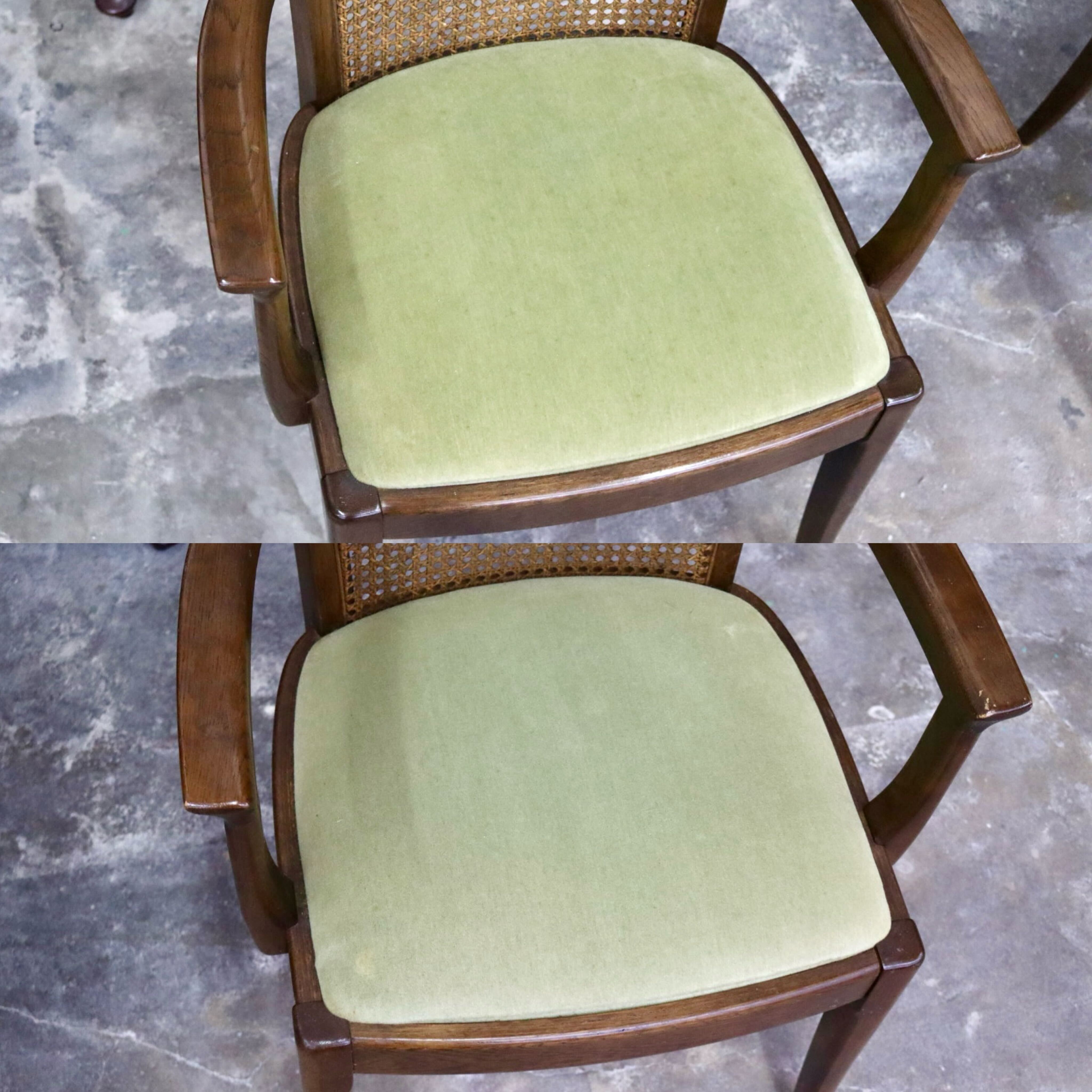 GMIH321B○domani / ドマーニ カリモク karimoku ダイニングチェア アームチェア 2脚セット 木製 籐 ラタン ファブリック クラシック