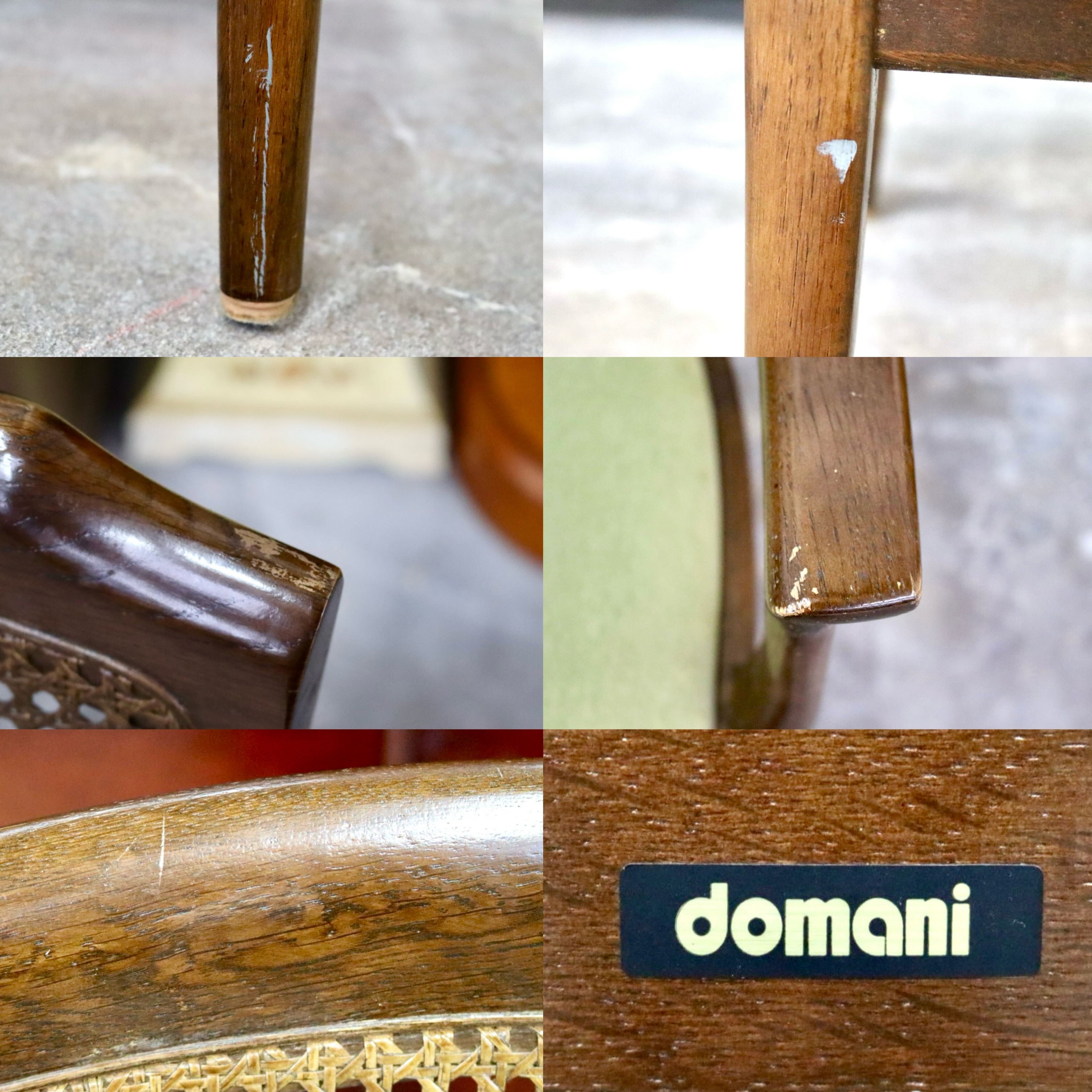 GMIH321B○domani / ドマーニ カリモク karimoku ダイニングチェア アームチェア 2脚セット 木製 籐 ラタン ファブリック クラシック