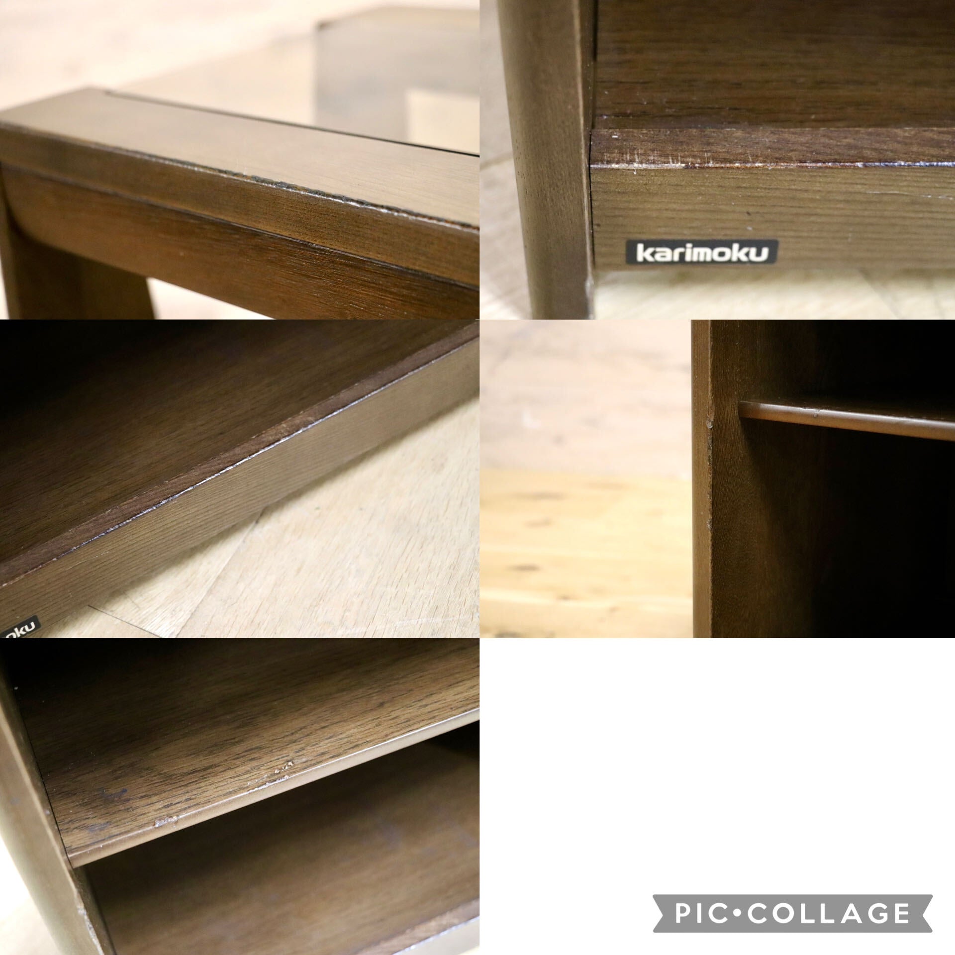 GMJN30○karimoku / カリモク 電話台 花台 FAX台 飾り台 収納家具 リビング収納 引き出し 国産家具 モダン ヴィンテージ