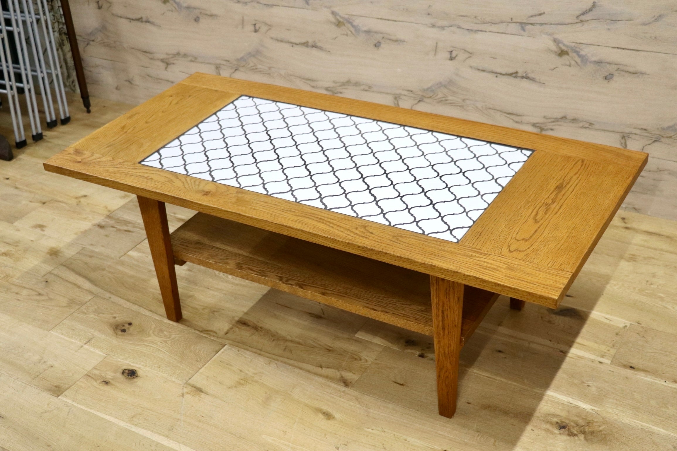GMJH271○SWITCH / スウィッチ Tile Living Table センターテーブル リビングテーブル ホワイトオーク無垢材 モダン 展示品