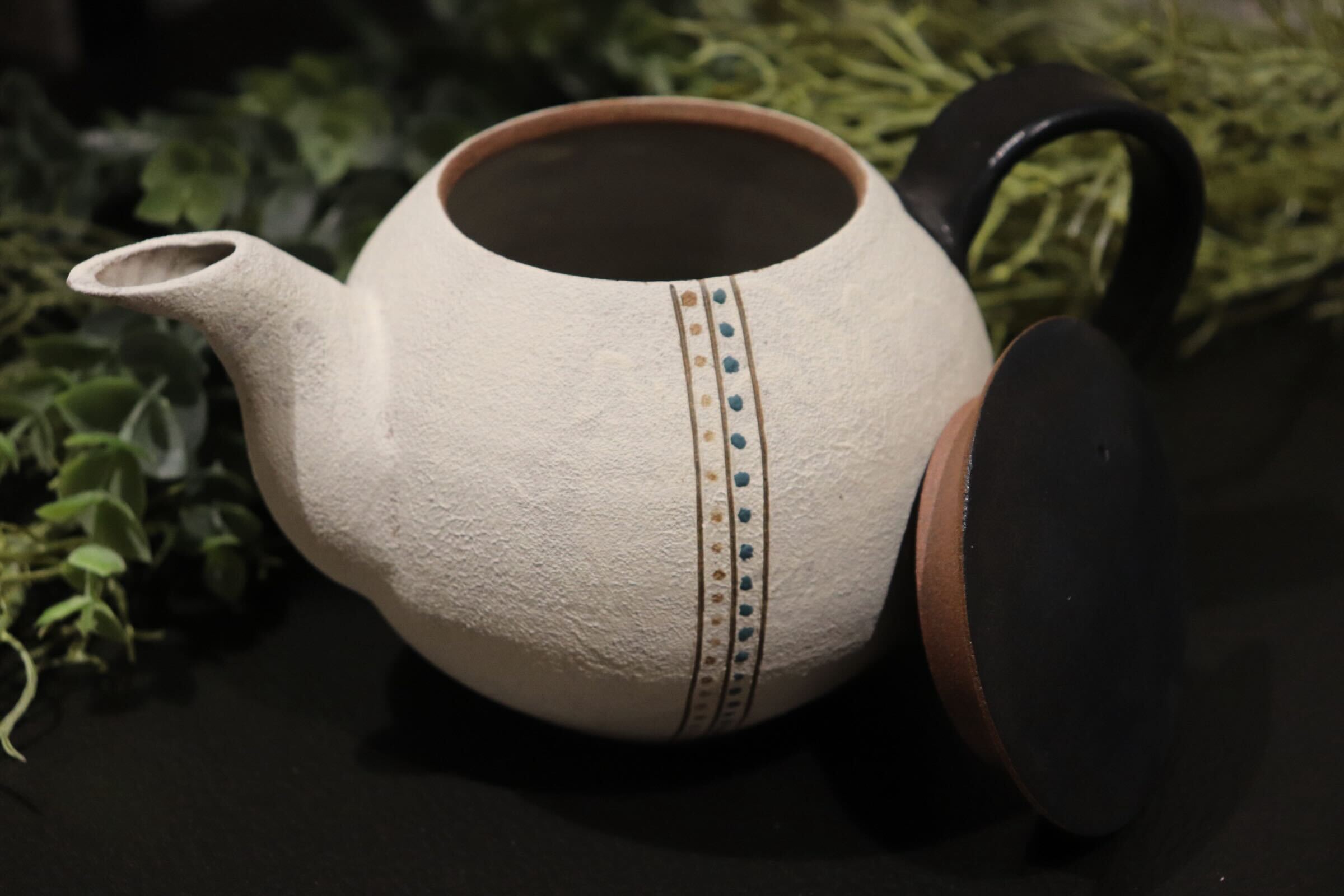 GMIO315○市野悟窯 丹波焼 ティーポット 市野哲次 伝統工芸 丹波篠山 茶器 未使用