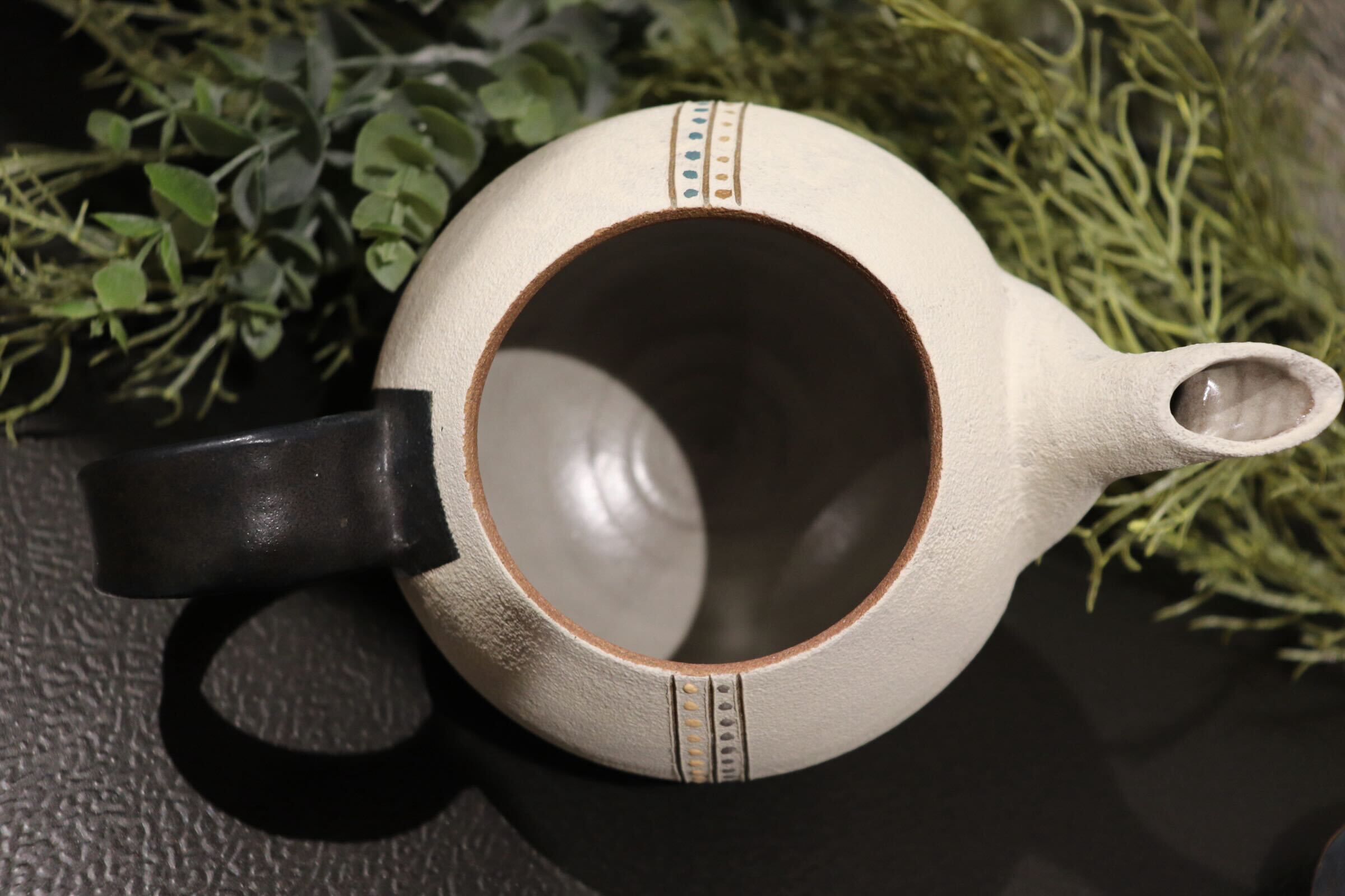 GMIO315○市野悟窯 丹波焼 ティーポット 市野哲次 伝統工芸 丹波篠山 茶器 未使用