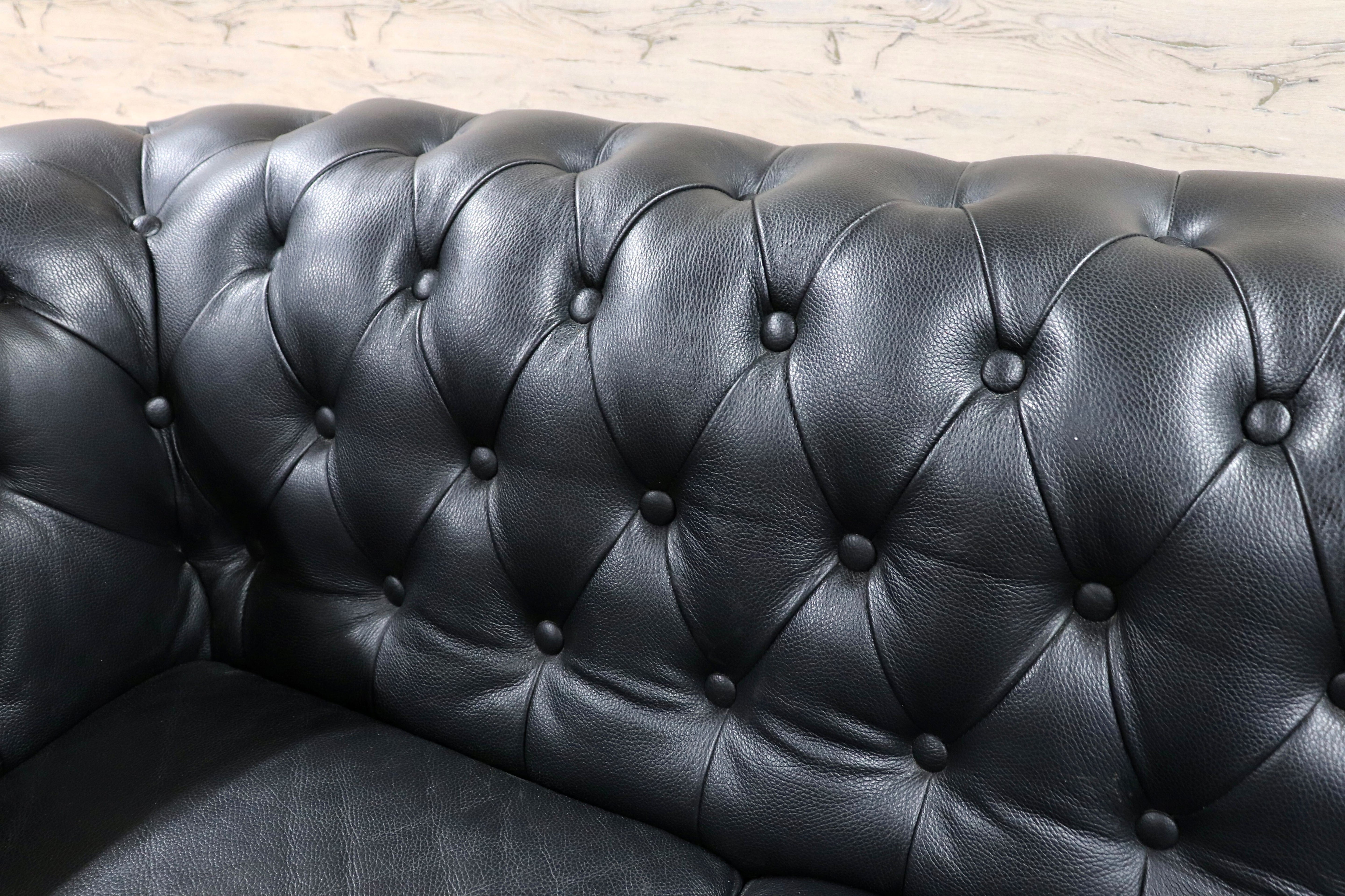 GMIH299A○チェスターフィールド 3人掛けソファ トリプルソファ 3シーター 本革 レザー ヴィンテージ アンティーク 英国スタイル