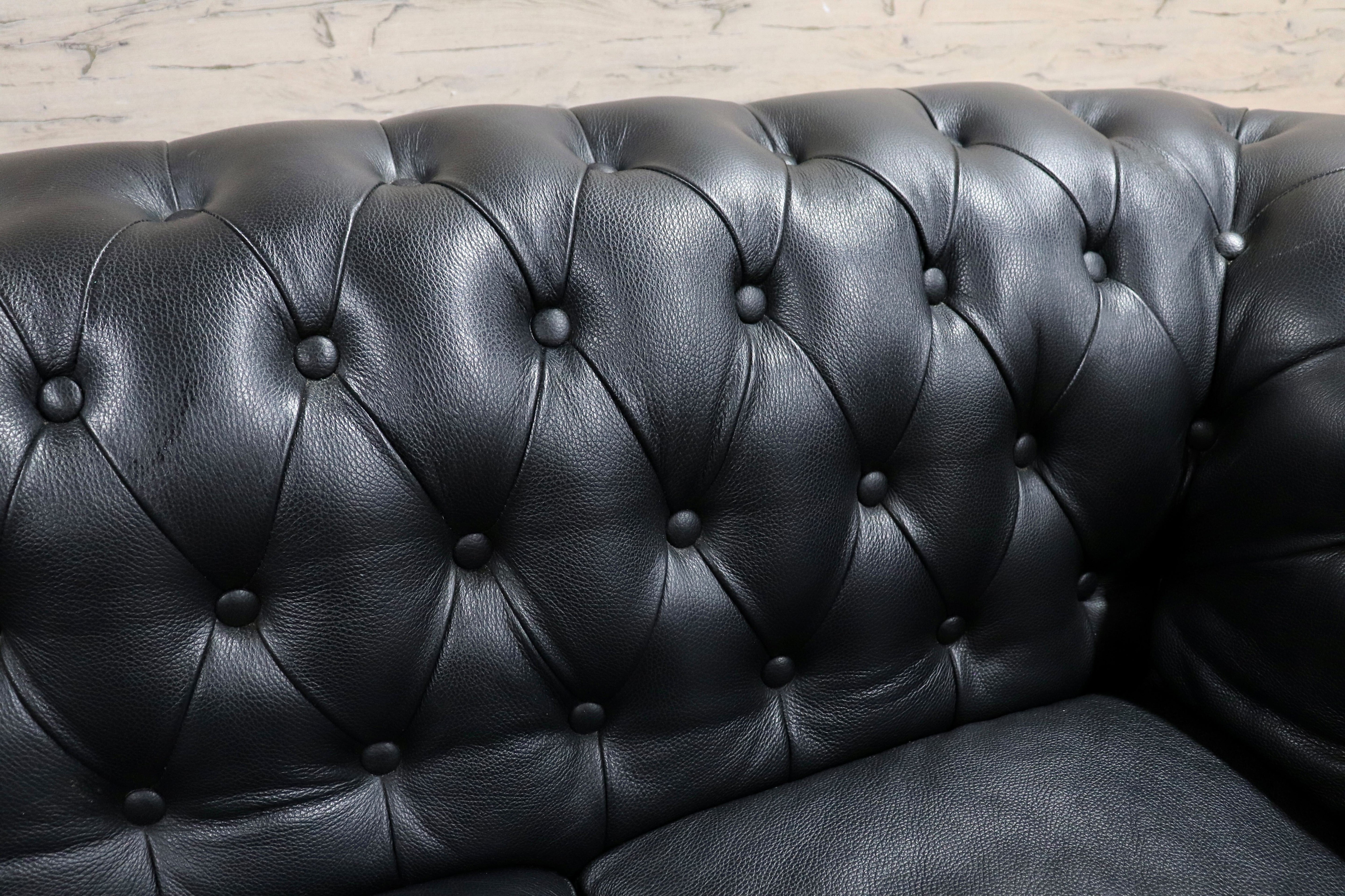 GMIH299A○チェスターフィールド 3人掛けソファ トリプルソファ 3シーター 本革 レザー ヴィンテージ アンティーク 英国スタイル