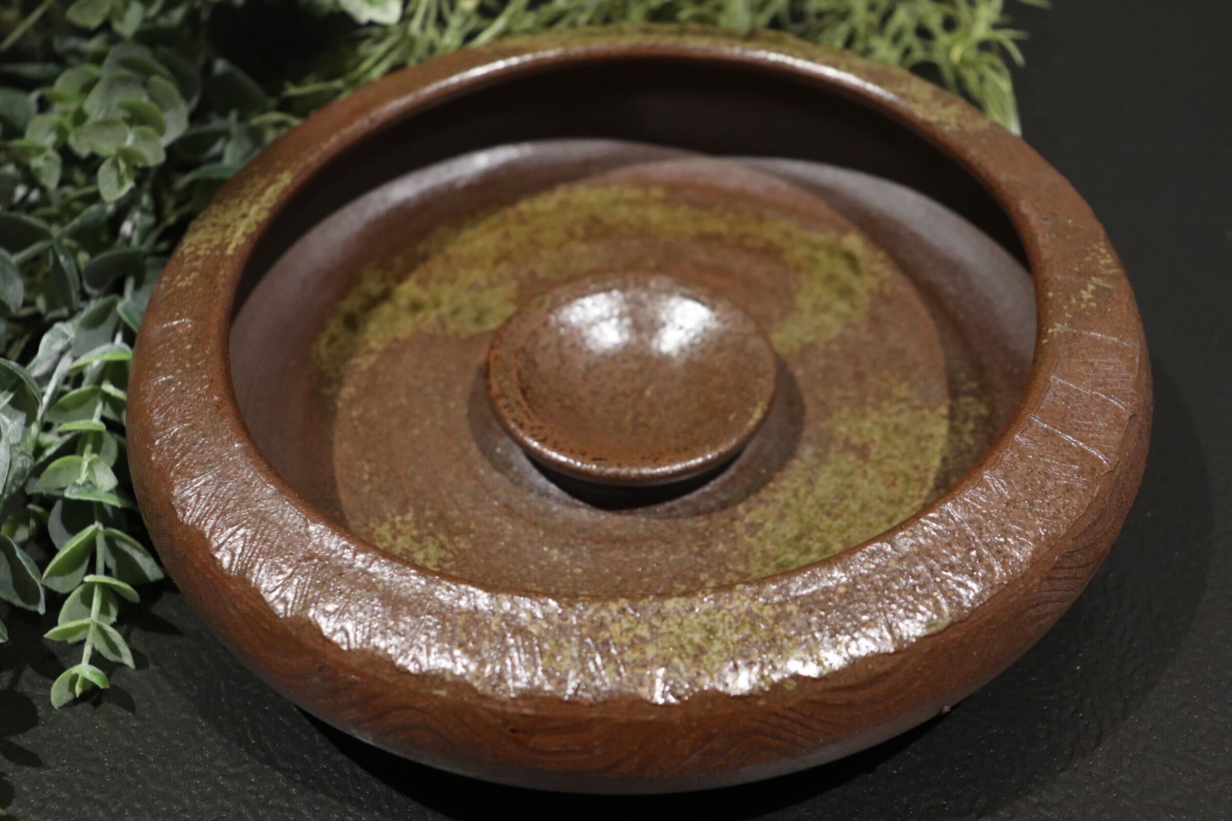 GMIO322-D○市野悟窯 丹波焼 灰皿 市野哲次 伝統工芸 丹波篠山 未使用