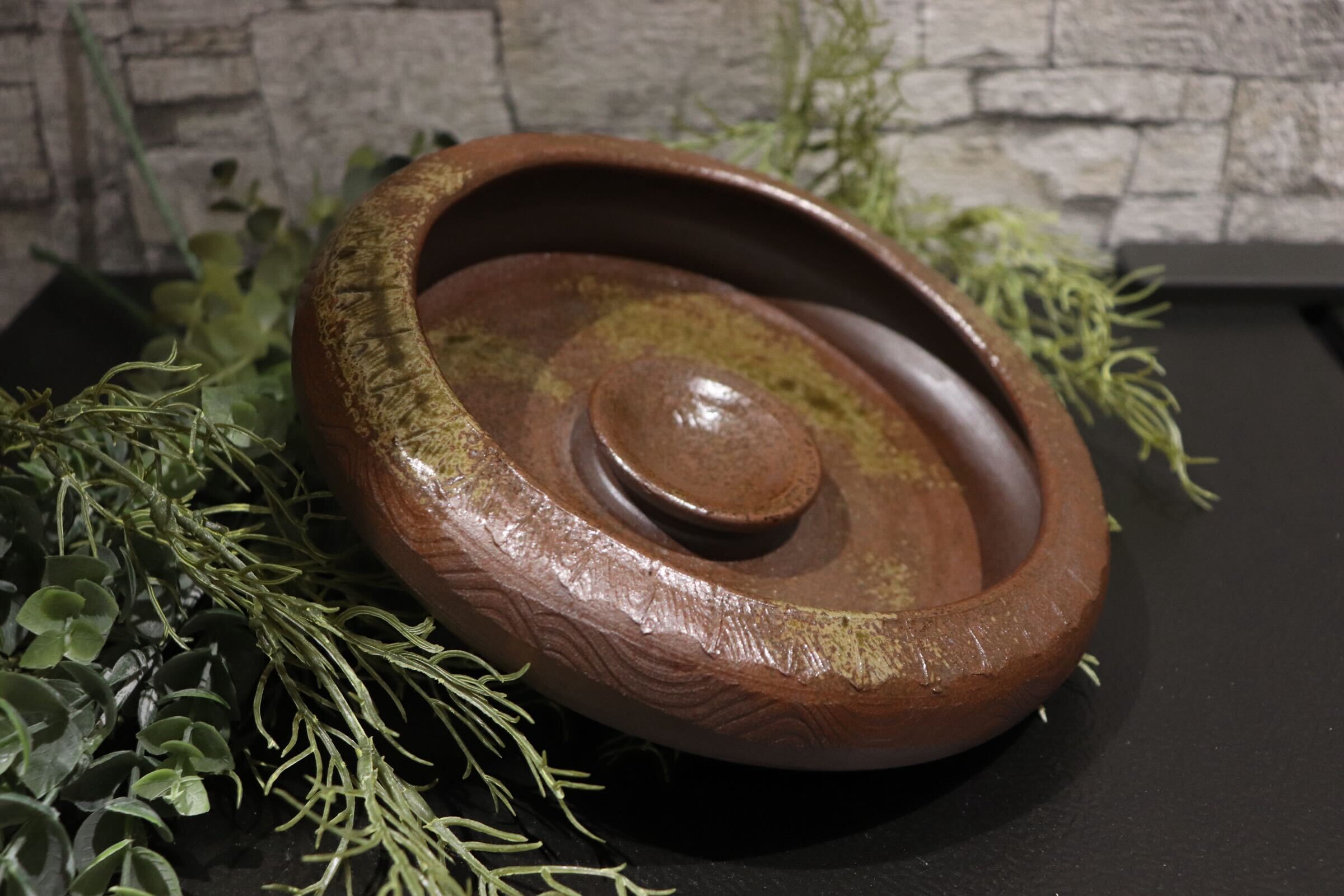 GMIO322-D○市野悟窯 丹波焼 灰皿 市野哲次 伝統工芸 丹波篠山 未使用